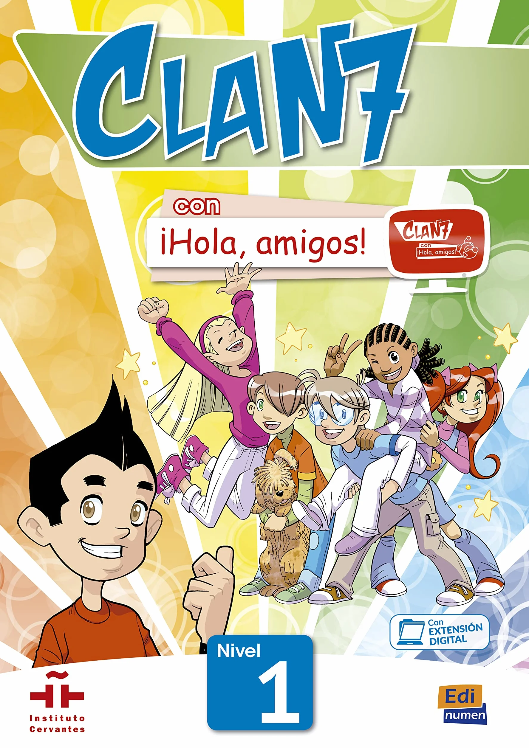 Clan 7 con Hola amigos 1 Podręcznik + kod dostępu online: Libro del Alumno: Nivel 1