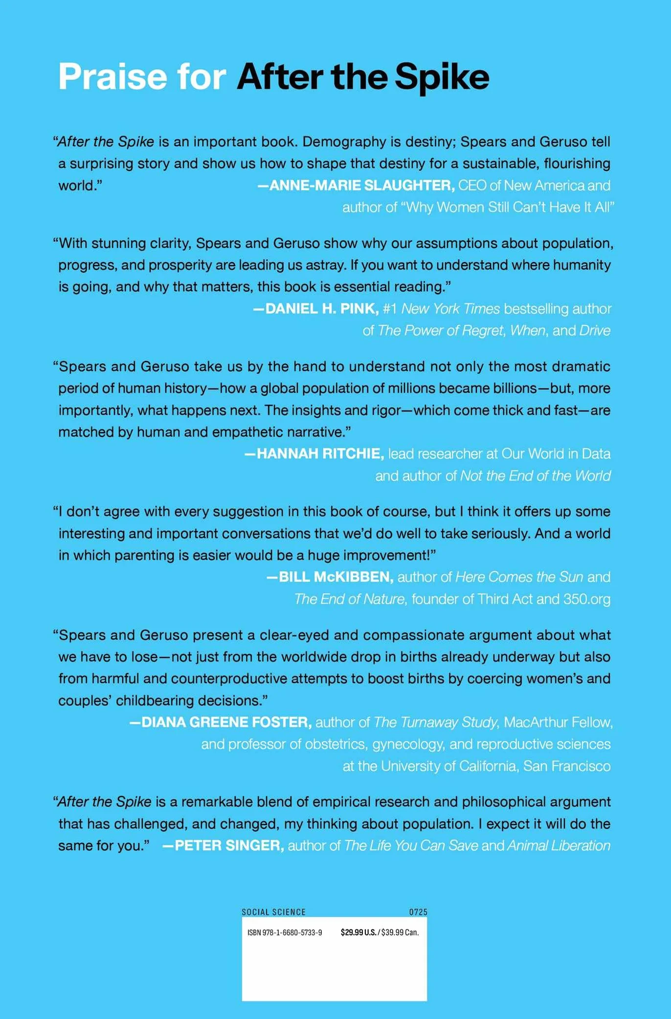 After the Spike: Population, Progress, and the Case for People