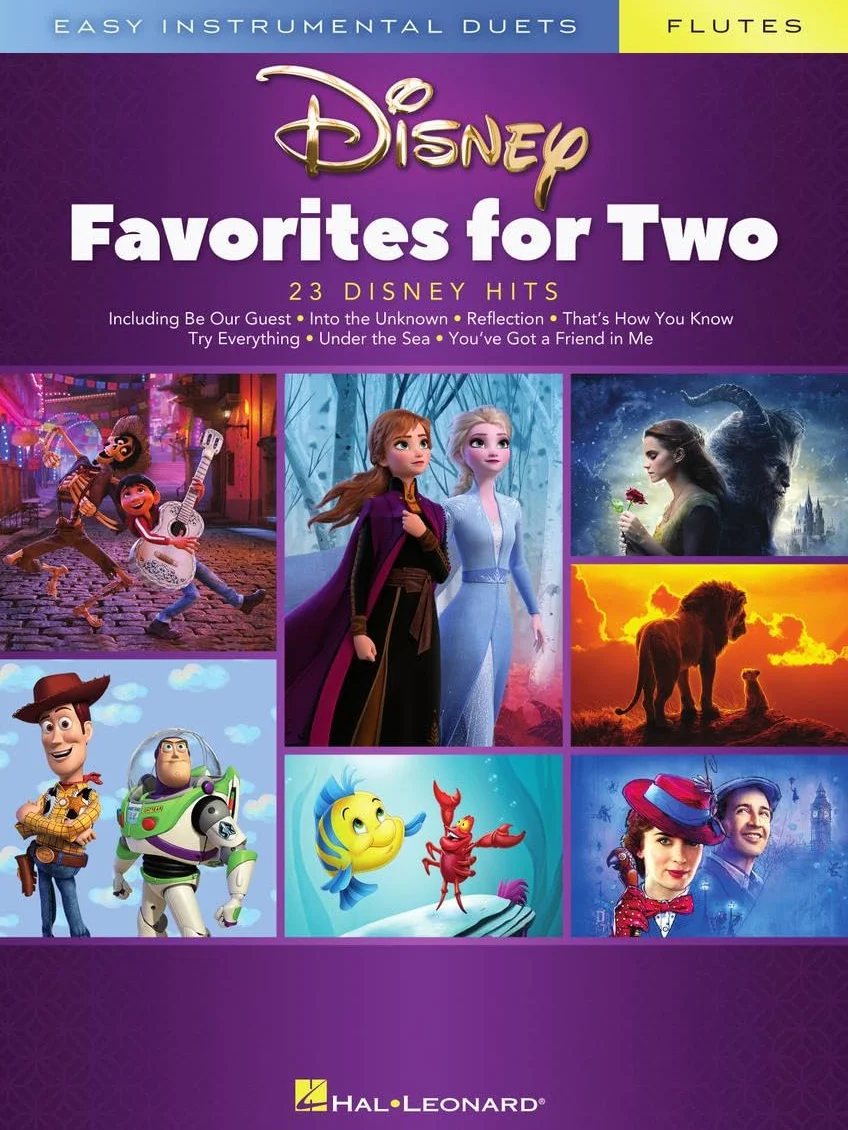 Disney Favorites for Two: Easy Instrumental Duets - Flute Edition