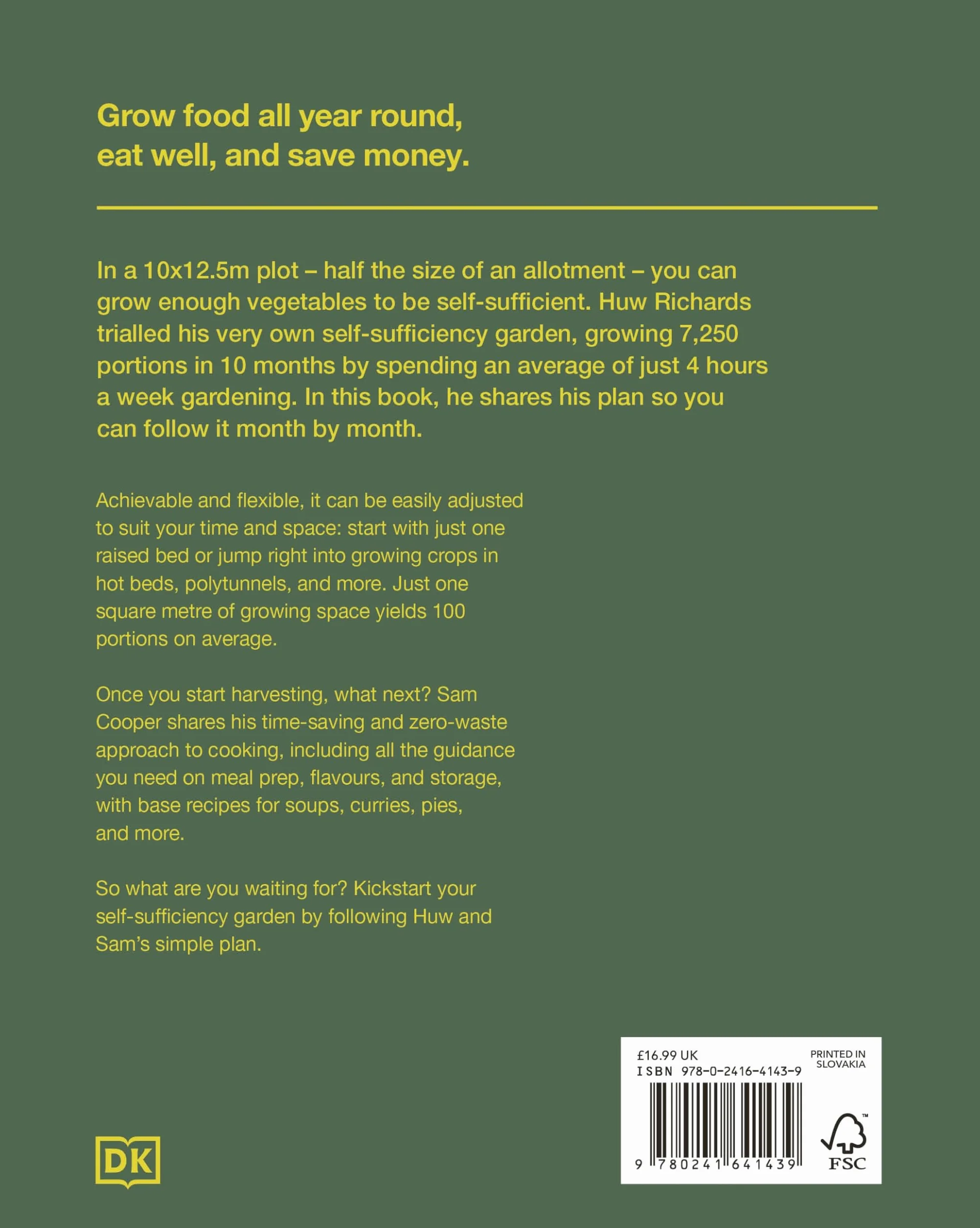 The Self-Sufficiency Garden: Feed Your Family and Save Money: Feed Your Family and Save Money: THE #1 SUNDAY TIMES BESTSELLER