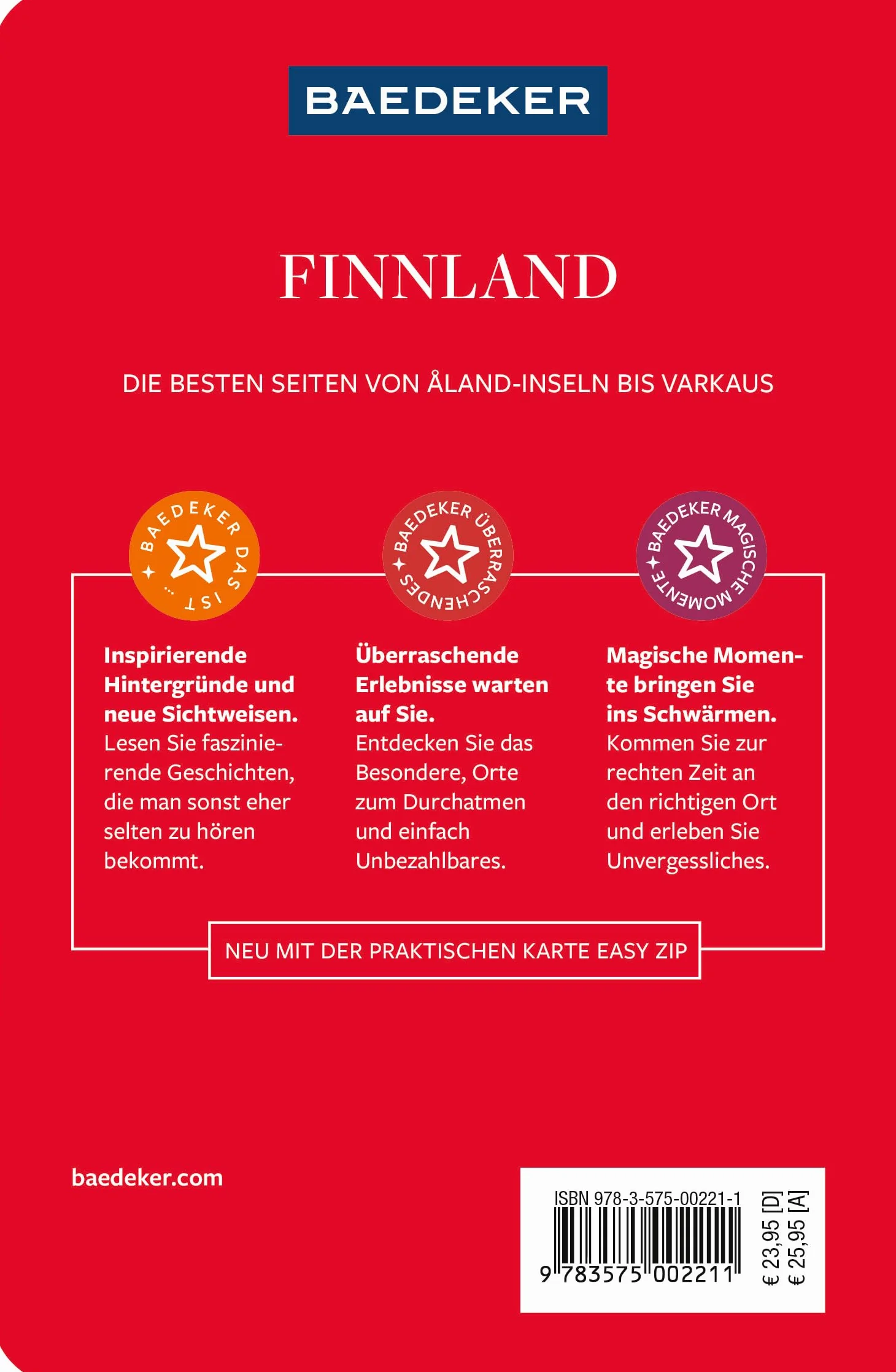Baedeker Reiseführer Finnland mit praktischer Karte EASY ZIP
