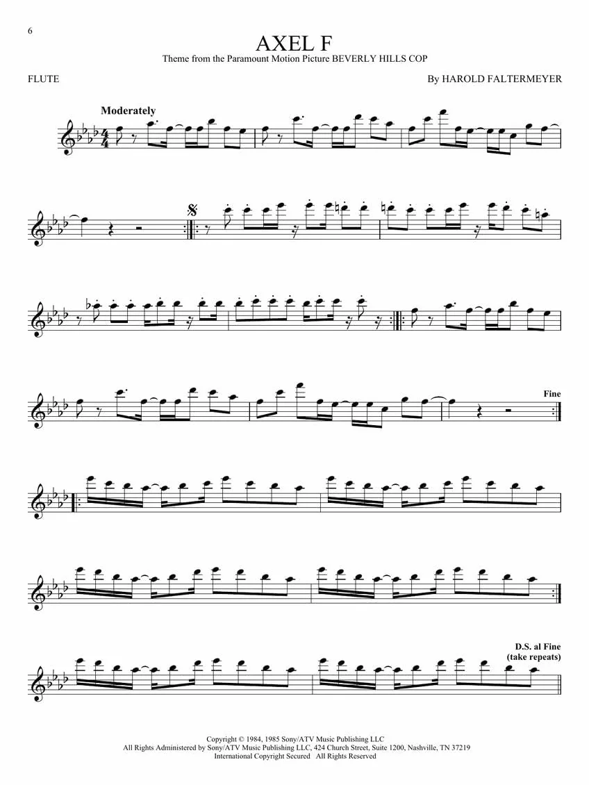 101 movie hits for flute - flute traversiere - recueil