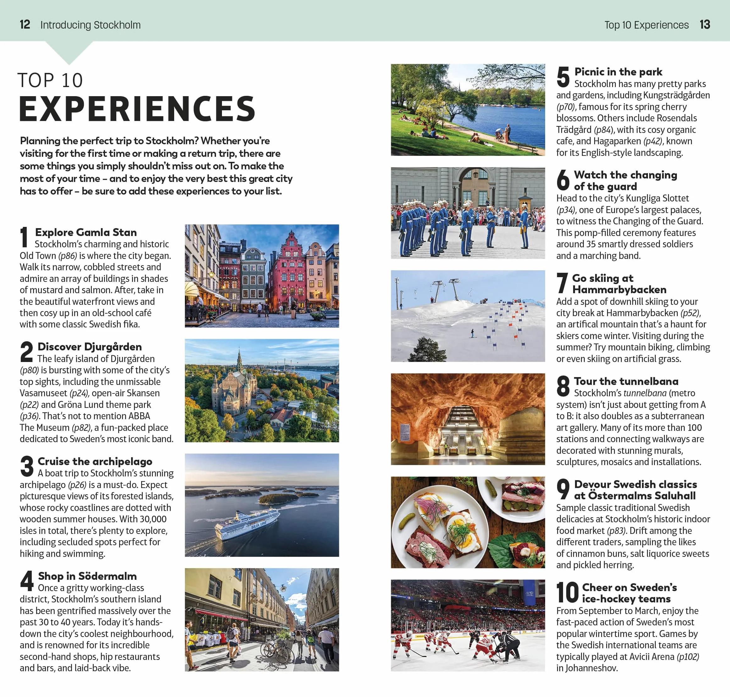 DK Top 10 Stockholm: Top 10 lists for your perfect trip, plus an all-weather folded map