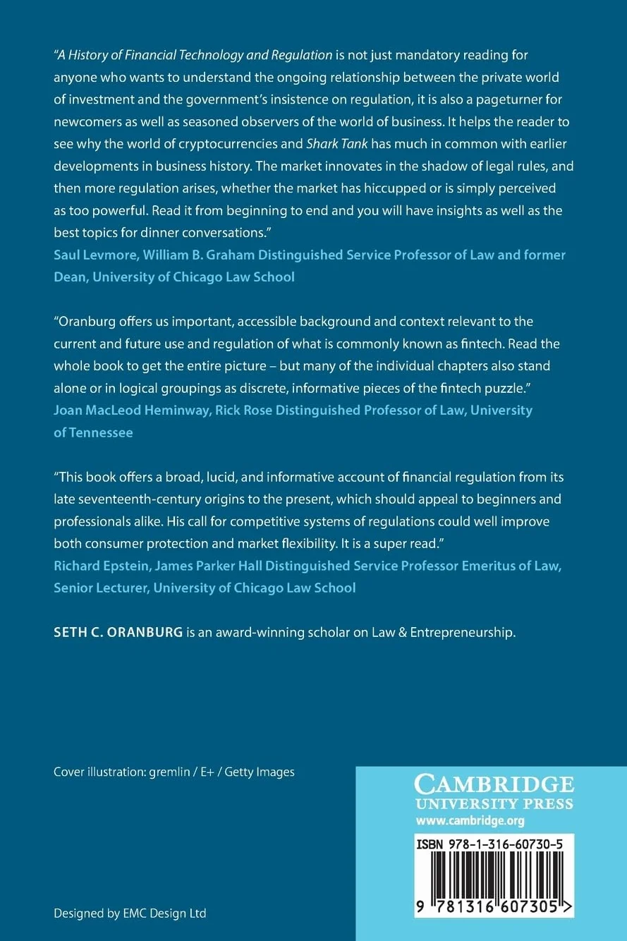A History of Financial Technology and Regulation: From American Incorporation to Cryptocurrency and Crowdfunding