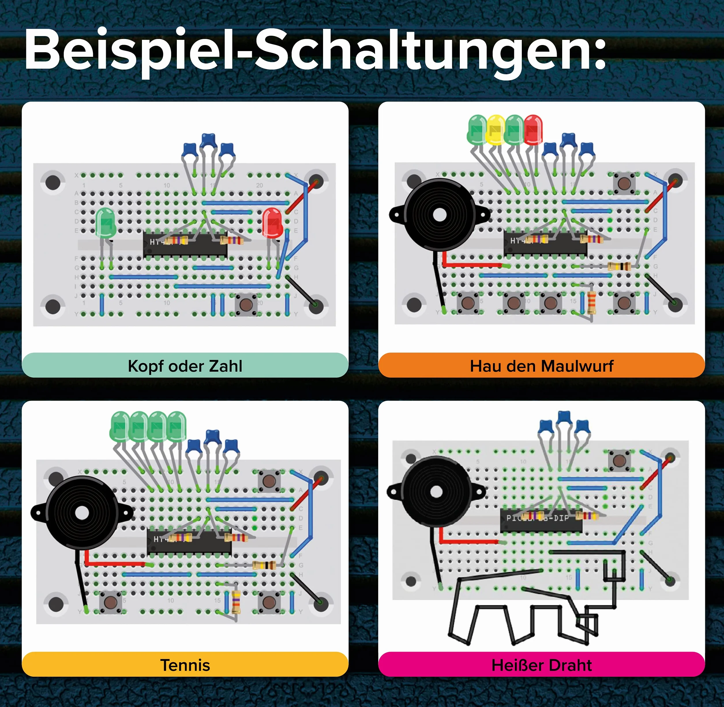 FRANZIS 67150 - Elektronik Retro Spiele Adventskalender