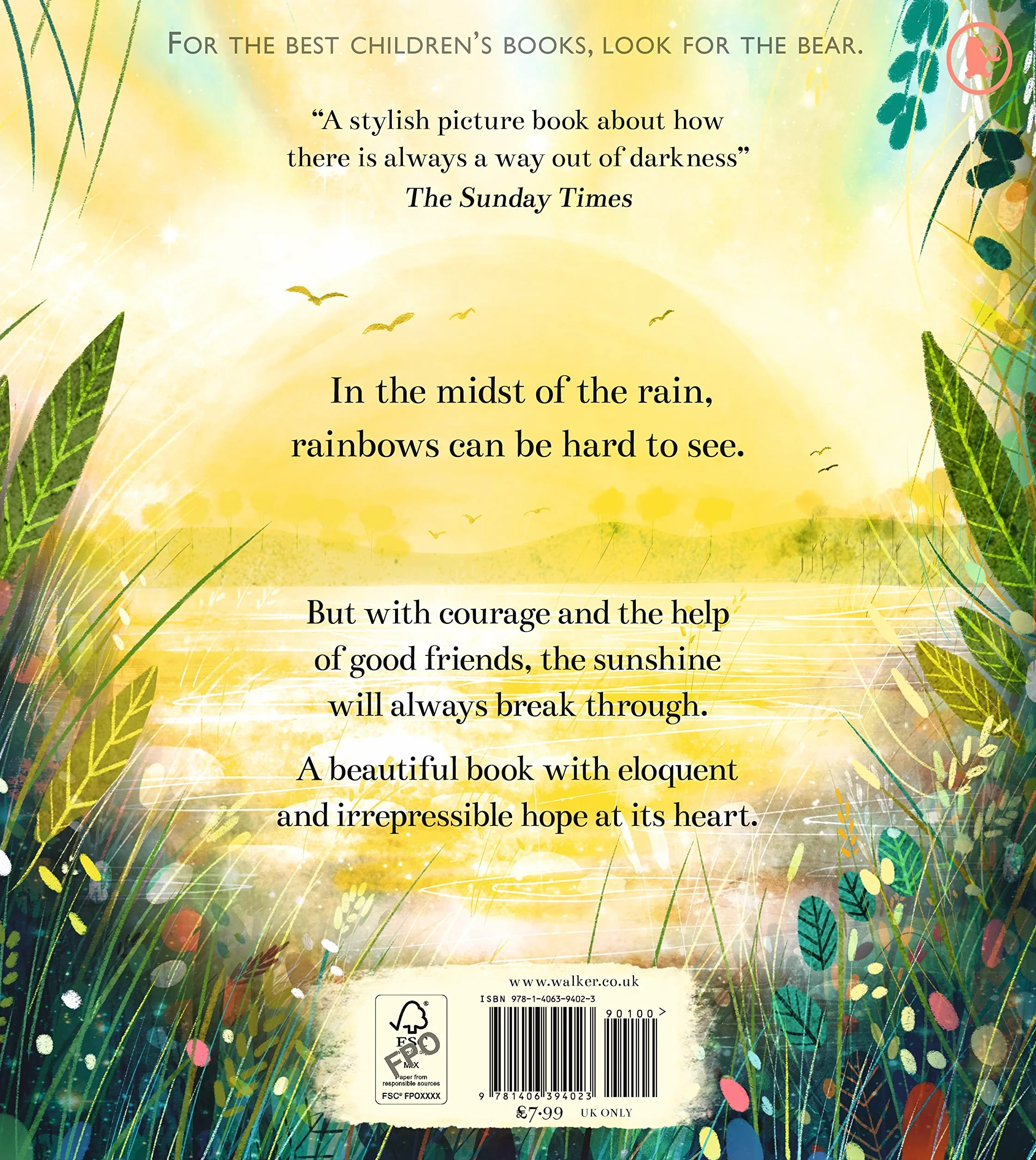 Rain Before Rainbows: An uplifting picture book about optimism and resilience, ideal to gift to 3, 4, 5 and 6 year olds