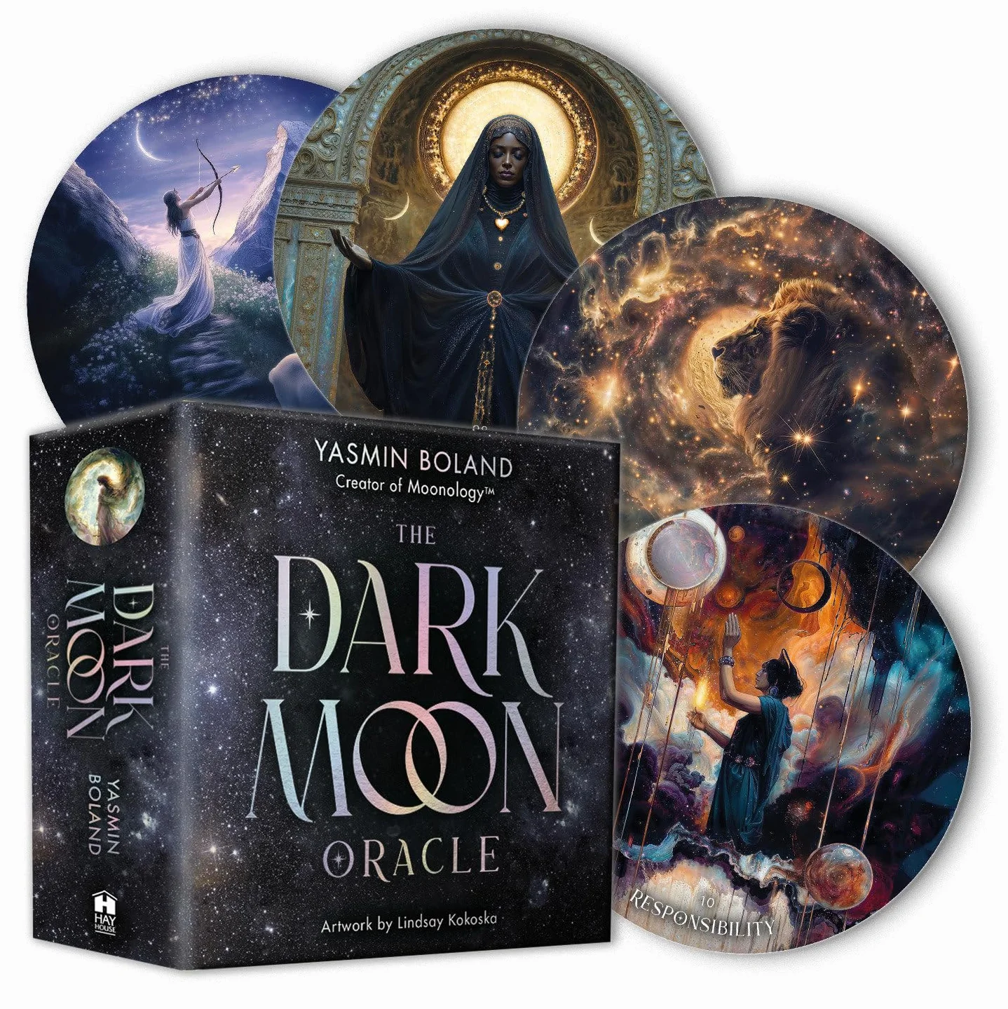 The Dark Moon Oracle: A 48-Card Deck and Guidebook from the creator of Moonology(TM)