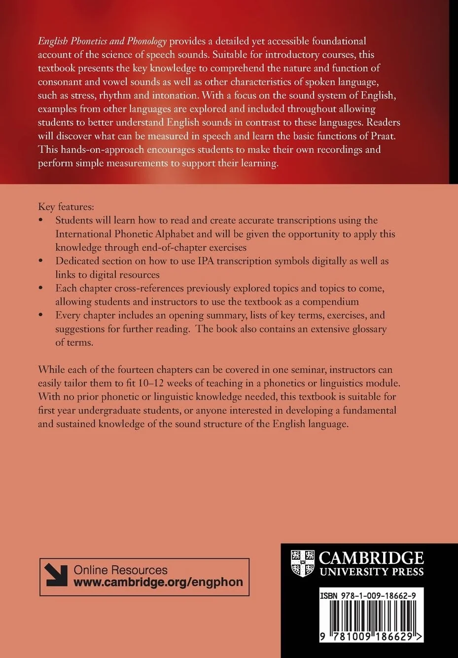 English Phonetics and Phonology: An Introduction