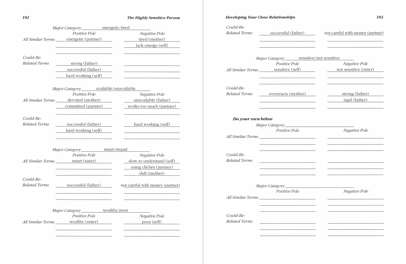 The Highly Sensitive Person's Workbook: Pre-tested Exercises for HSP