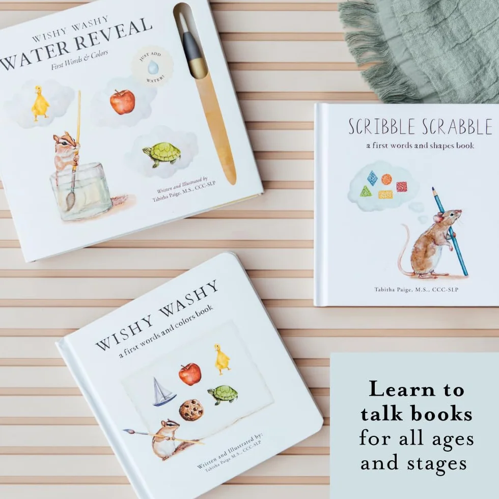 Scribble Scrabble: A Board Book of First Words and Shapes for Growing Minds (a Wishy Washy Sequel): 16