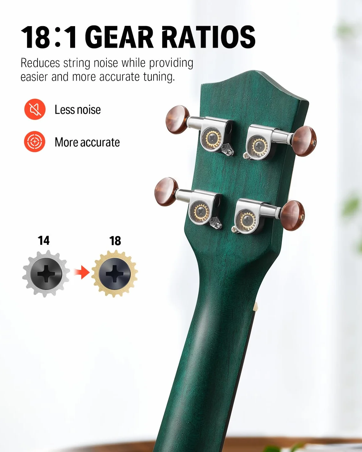 Donner Ukulele koncertowe, profesjonalny zestaw 50 cm, mahoniowe ukelele dla początkujących, dorosłych, dzieci, z lekcją online, torba na siłownię, torba Aquila, stringi, tuner, pasek, DUC-200B, kolor niebieski