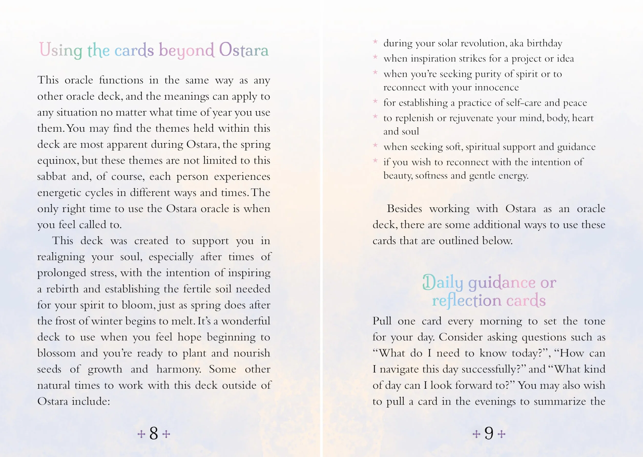Seasons of the Witch - Ostara Oracle