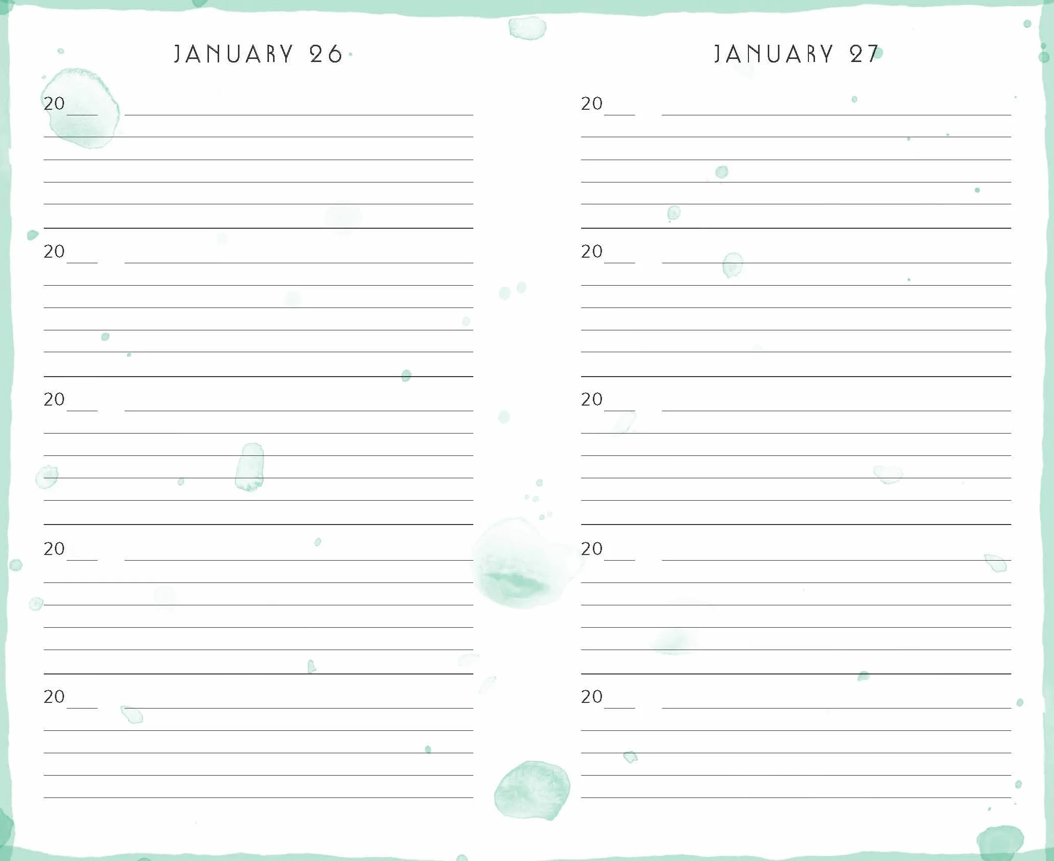 Rainbow One Line a Day: A Five-Year Memory Book