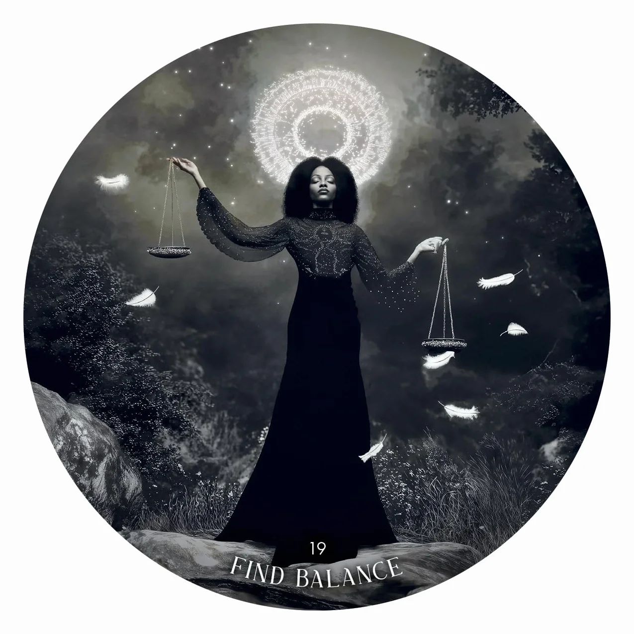 The Dark Moon Oracle: A 48-Card Deck and Guidebook from the creator of Moonology(TM)