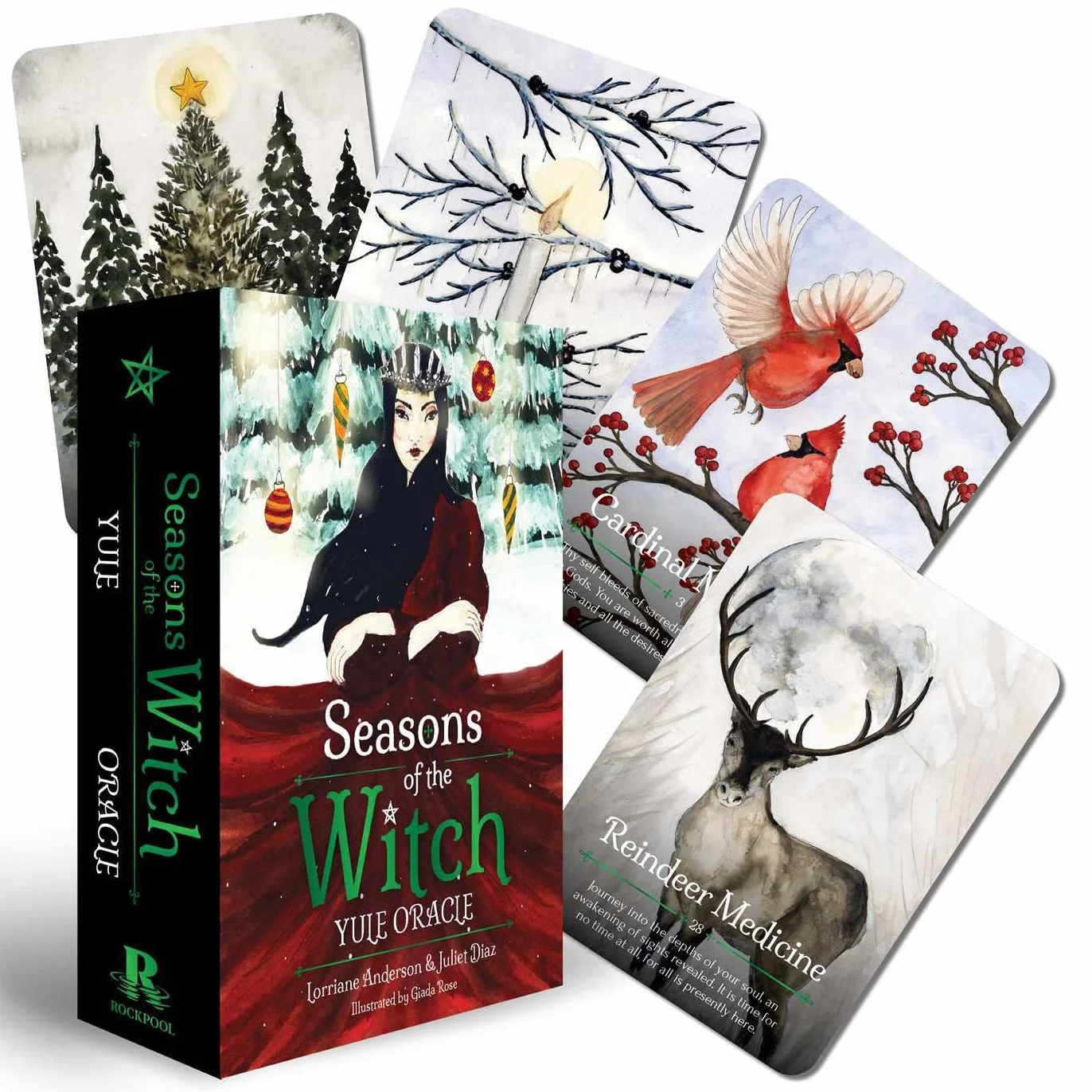Seasons of the Witch: Yule Oracle: 44 Gilded Cards and 144-Page Book