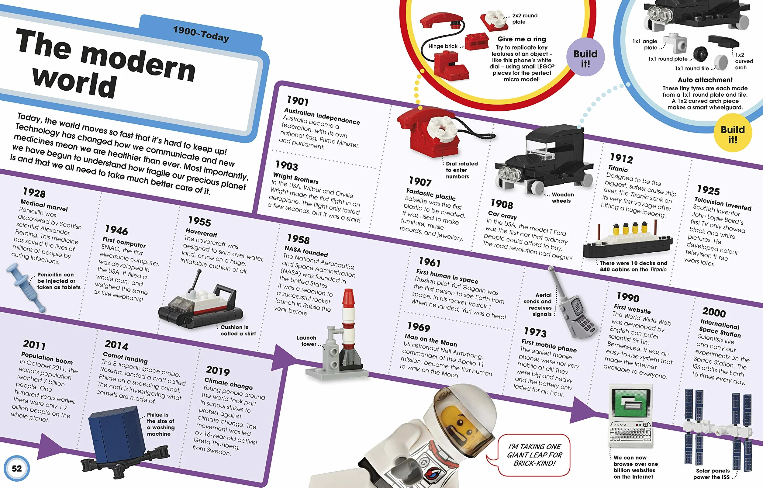 LEGO Epic History: Includes Four Exclusive LEGO Mini Models