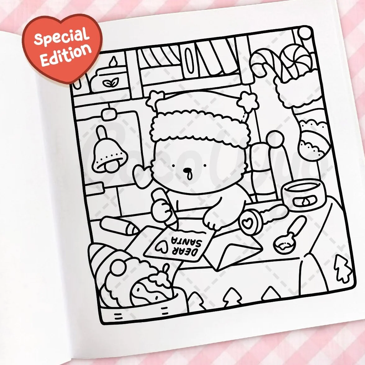 Cozy Christmas: Cute Festive Colouring Book