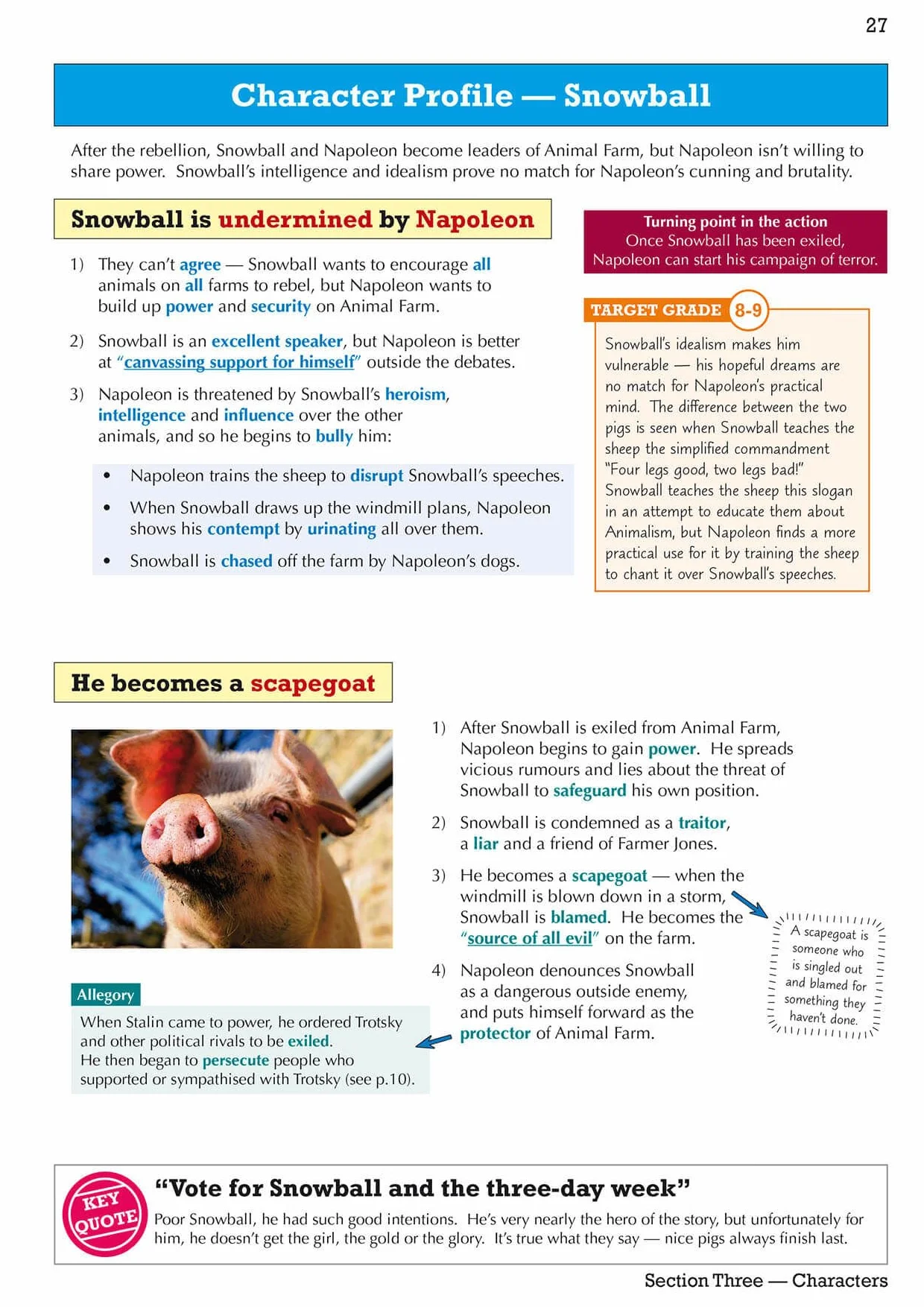 Grade 9-1 GCSE English Text Guide - Animal Farm