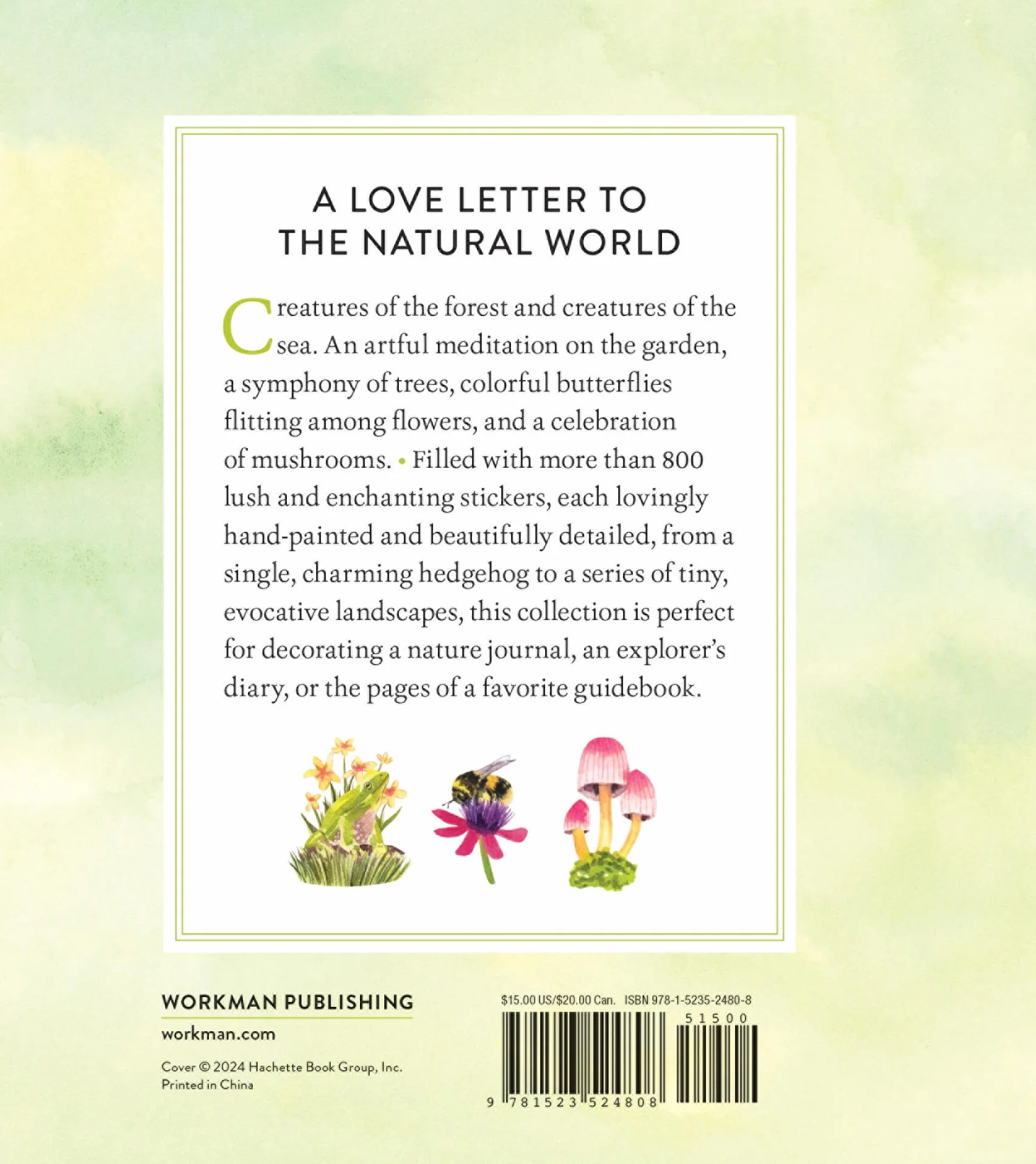 A Nature Lover's Sticker Book