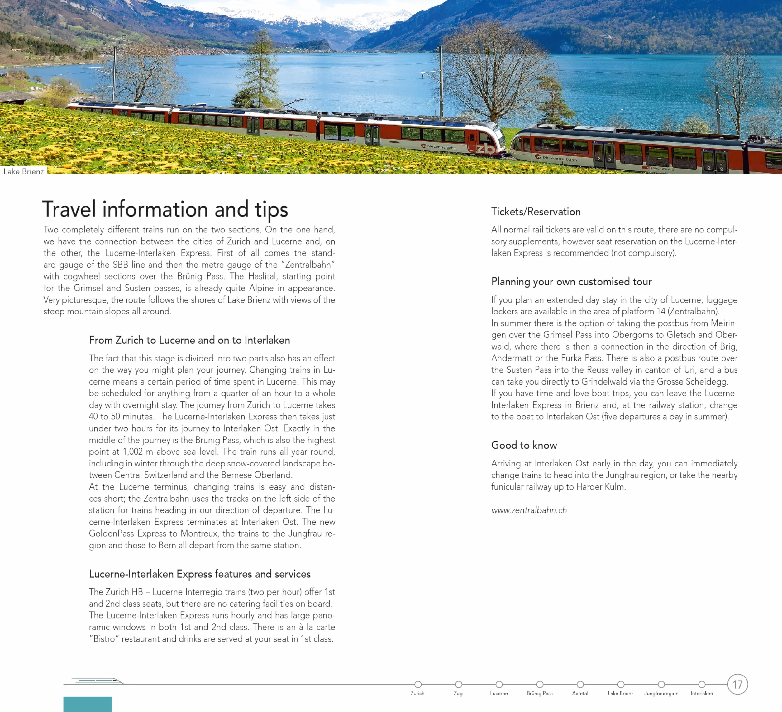 Hallwag Reiseführer Grand Train Tour of Switzerland: Comprehensive English Guide to Switzerland's Spectacular Attractions with Tips & Maps