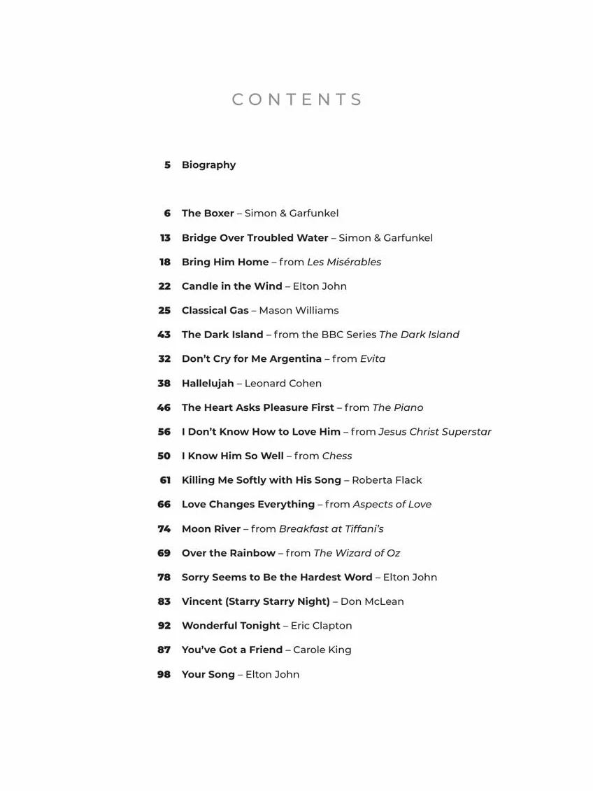 Classical Guitar Music for the Solo Performer: 20 Popular Songs Superbly Arranged in Standard Notation and Tab Book/Online Audio