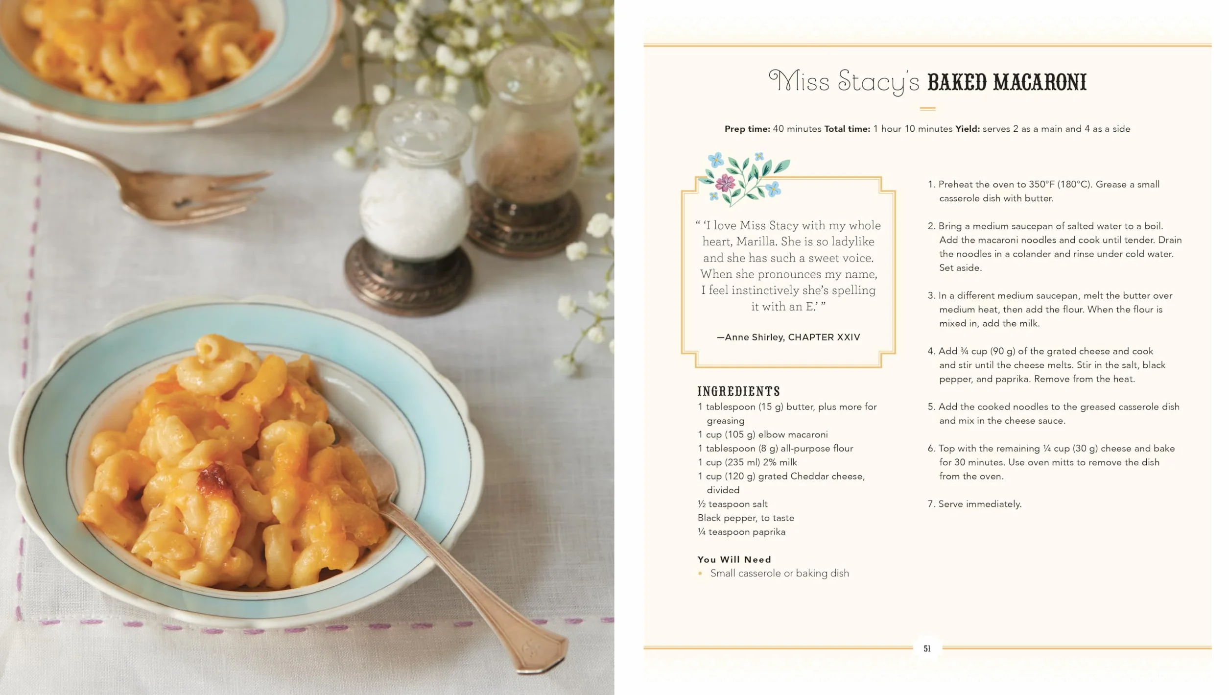 The Anne of Green Gables Cookbook: Charming Recipes from Anne and Her Friends in Avonlea