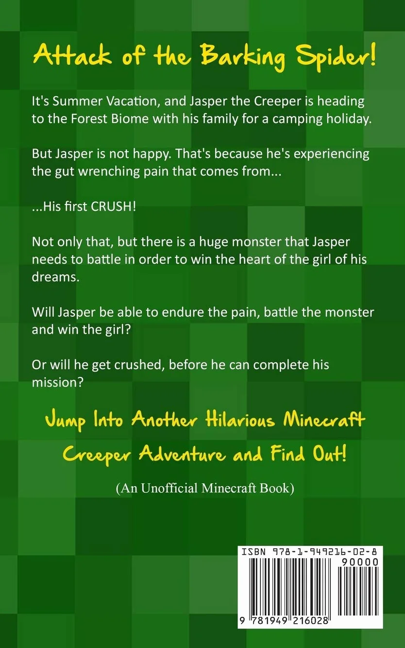 Diary of a Minecraft Creeper Book 3: Attack of the Barking Spider!