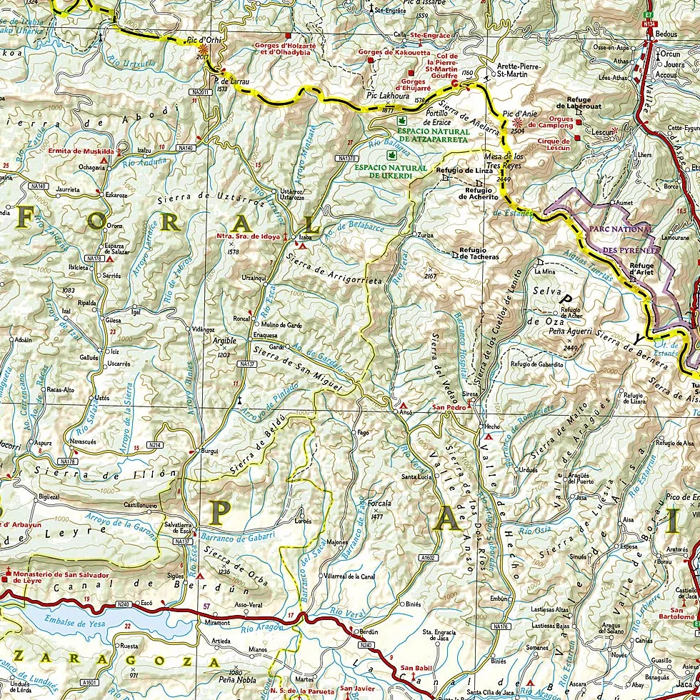 PYRENEES/ANDORRA 1/275.000: Adventure Maps: 3308