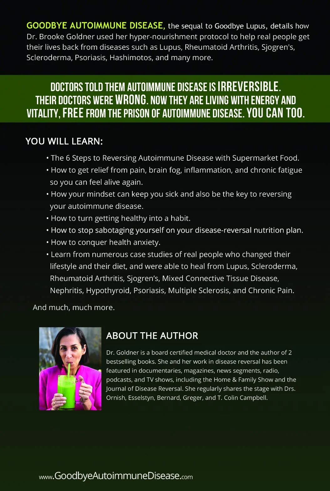 Goodbye Autoimmune Disease: How to Prevent and Reverse Chronic Illness and Inflammatory Symptoms Using Supermarket Foods