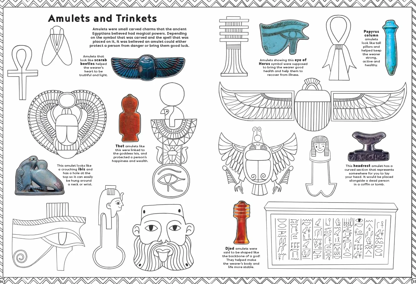 British Museum: Around the World Colouring: Ancient Egypt