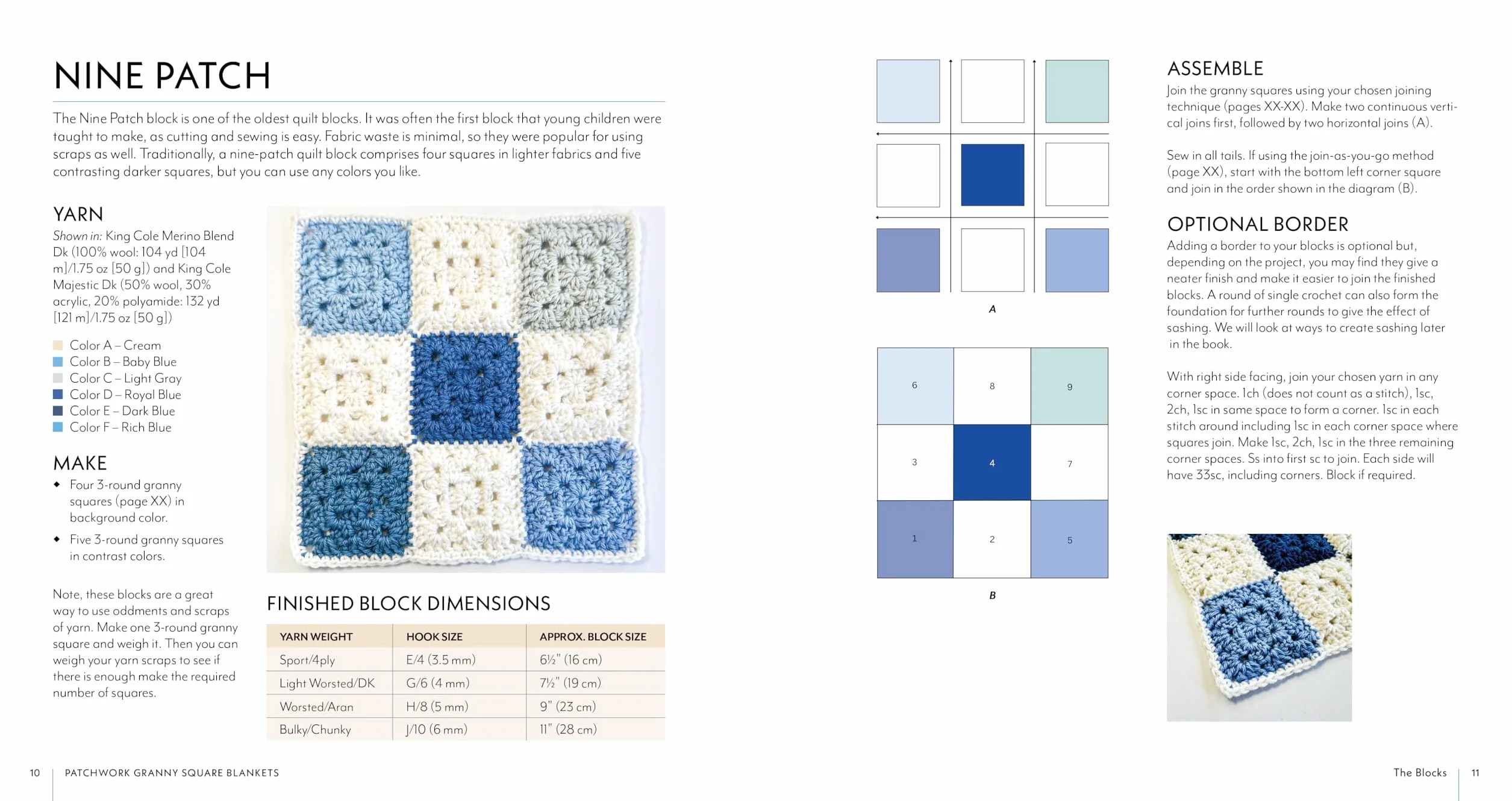 Patchwork Granny Square Blankets: Learn to Crochet Quilt-Inspired Throws, Home Décor & More