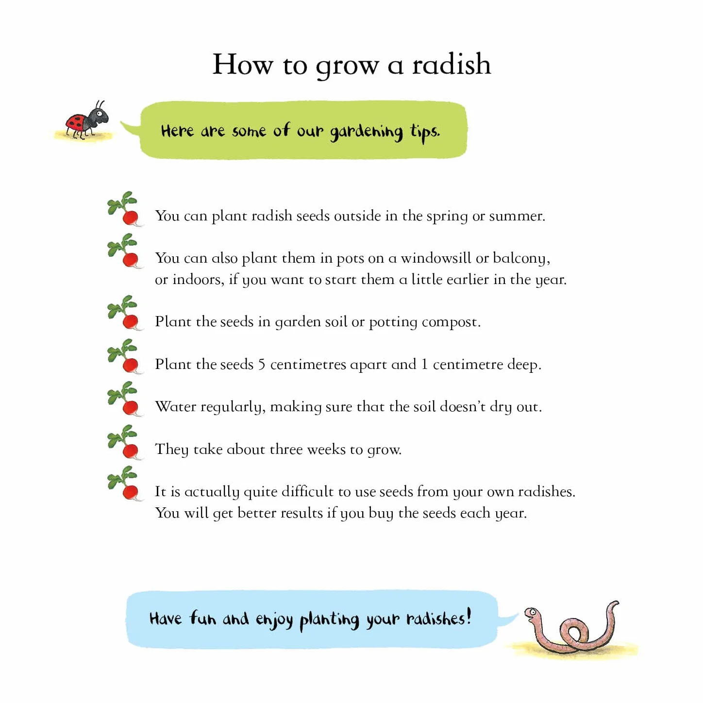 National Trust Ruby Plants a Radish