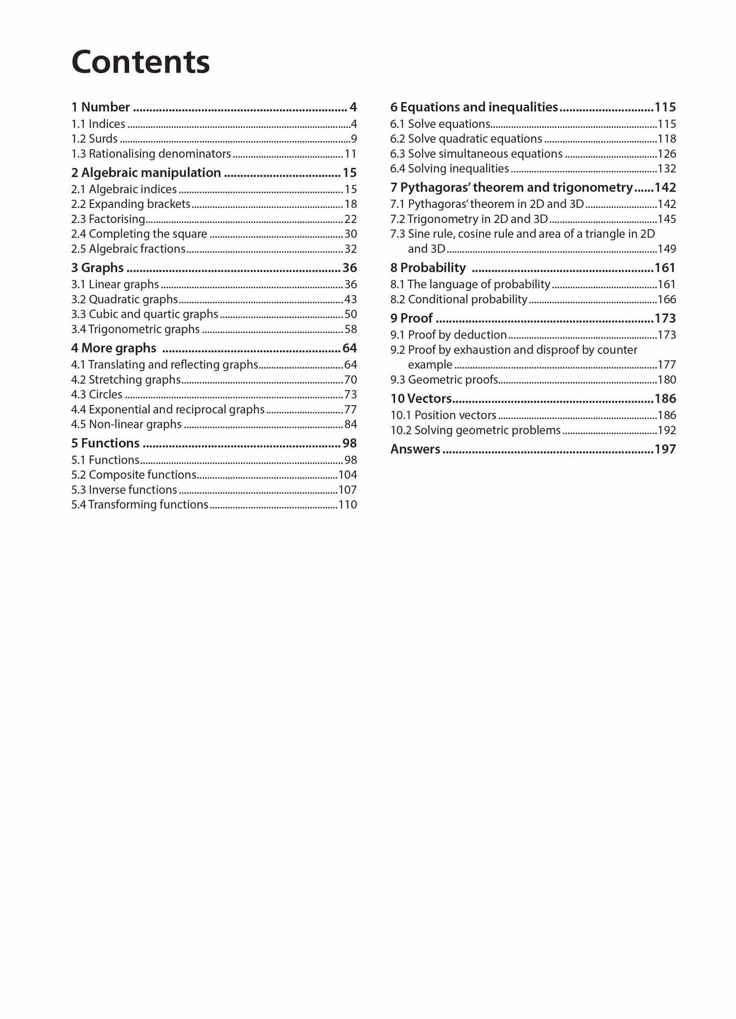 Edexcel Level 2 Extended Maths Certificate Study and Practice