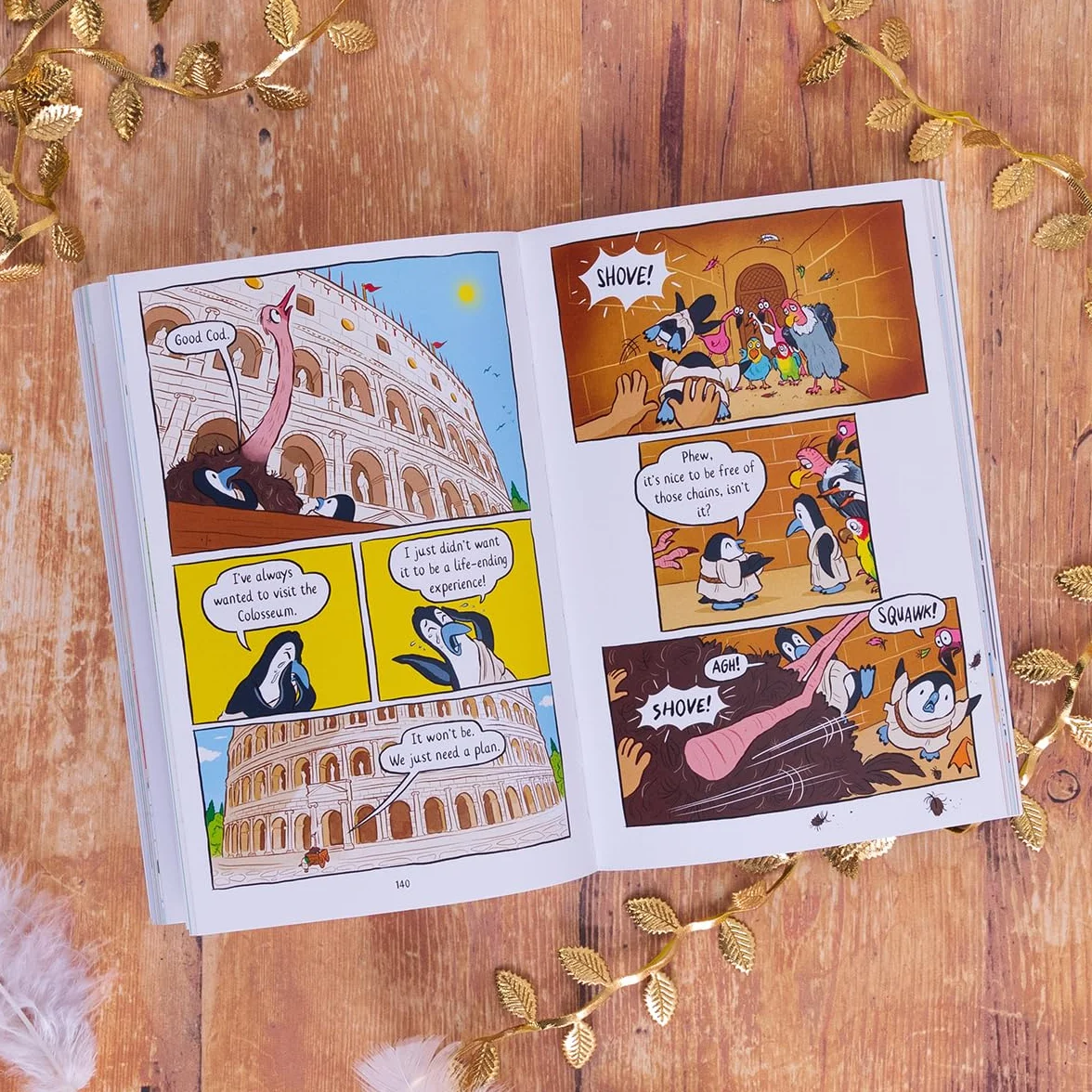 Pablo and Splash: Roman Holiday: The hilarious kids' graphic novel series about time-travelling penguins