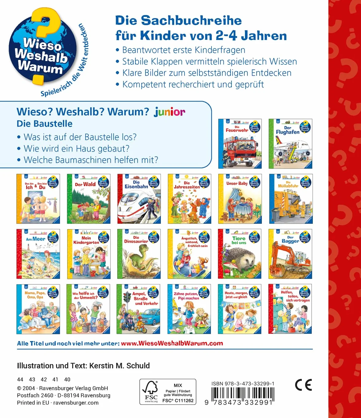 Wieso? Weshalb? Warum? junior, Band 7: Die Baustelle