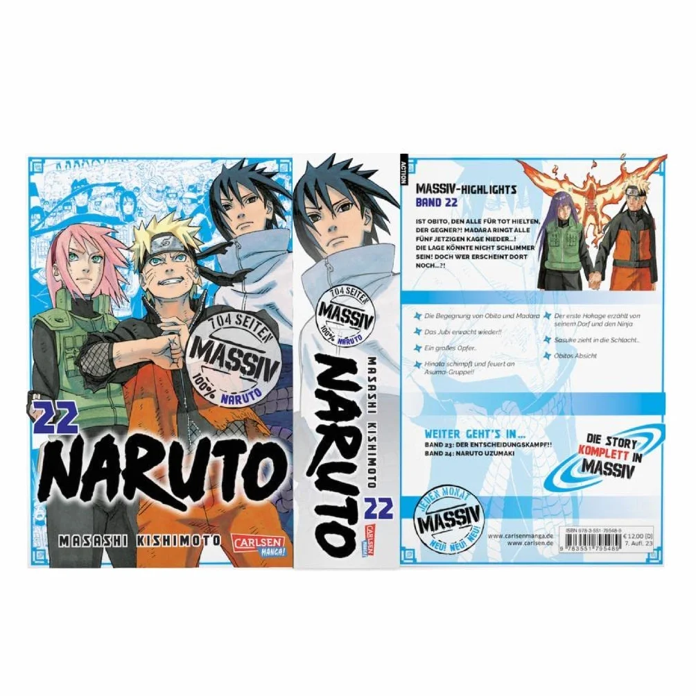 NARUTO Massiv 22: Die Originalserie als umfangreiche Sammelbandausgabe!