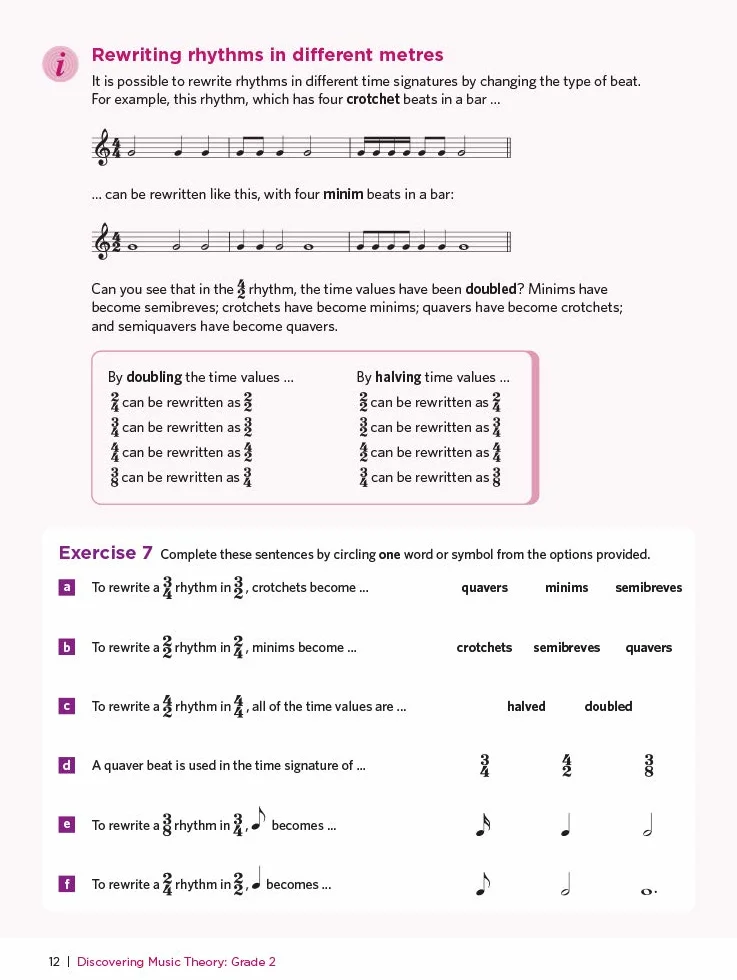 Discovering Music Theory, The ABRSM Grade 2 Workbook
