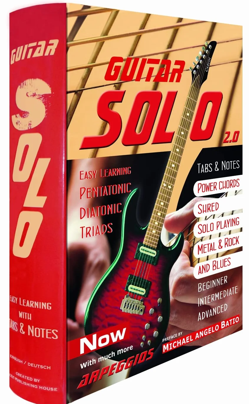GUITAR SOLO 2.0 NEW EDITION: Musiklehrbuch mit Noten und Tabs auf 1100 Seiten DAS weltweit umfangreichste Gitarrenlehrbuch um Gitarrensolo spielen zu lernen. Jetzt mit Vorwort von Michael Angelo Batio