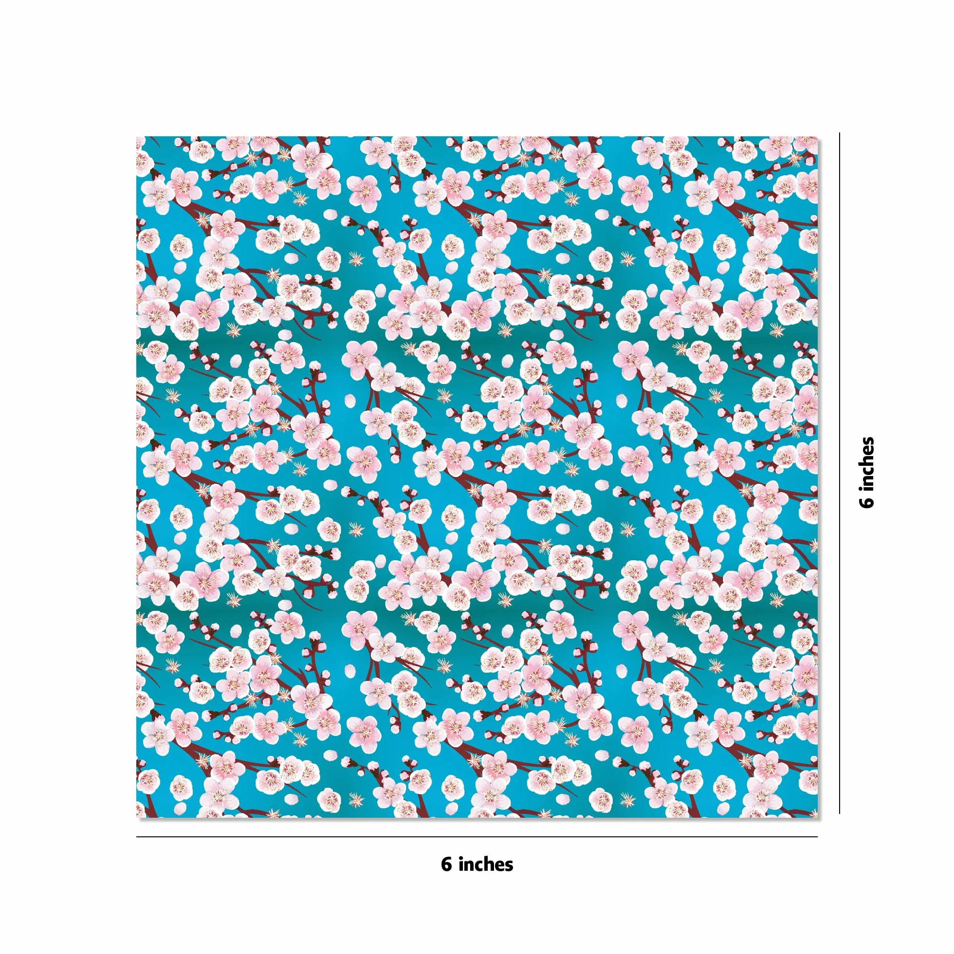 Tuttle Origami Paper Cherry Blossoms 200 Sheets 6" (15 cm) 12 Colors Instructions for 8 Projects