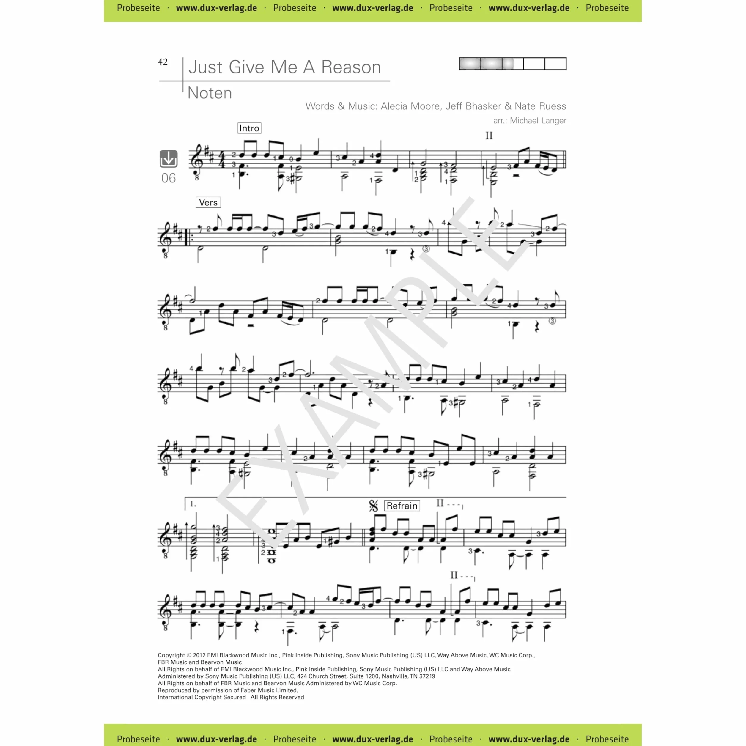 Acoustic Pop Guitar Solos 3: Noten & TAB - easy/medium