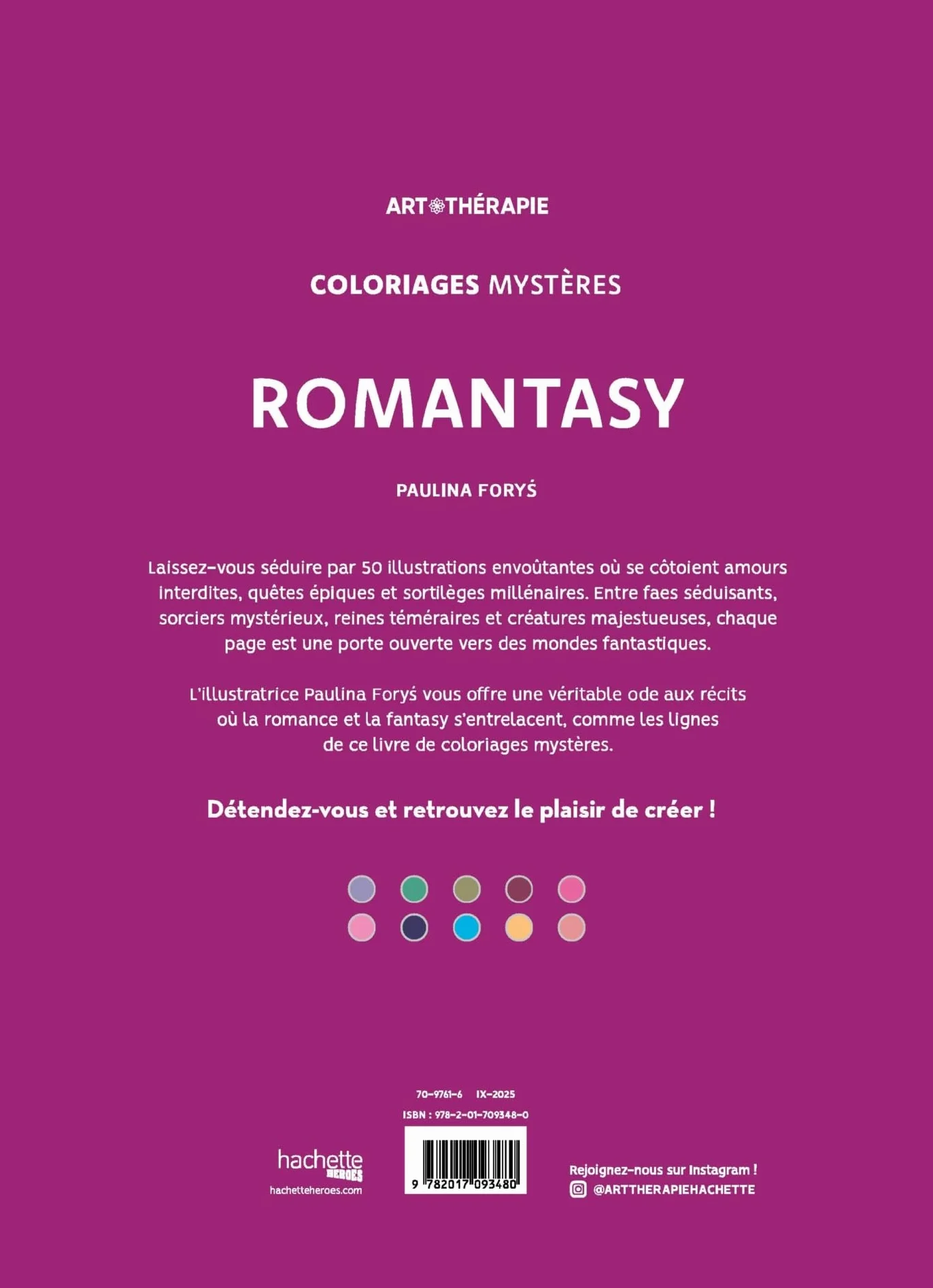 Coloriages mystères Romantasy: Colorie les chiffres et découvre l'image