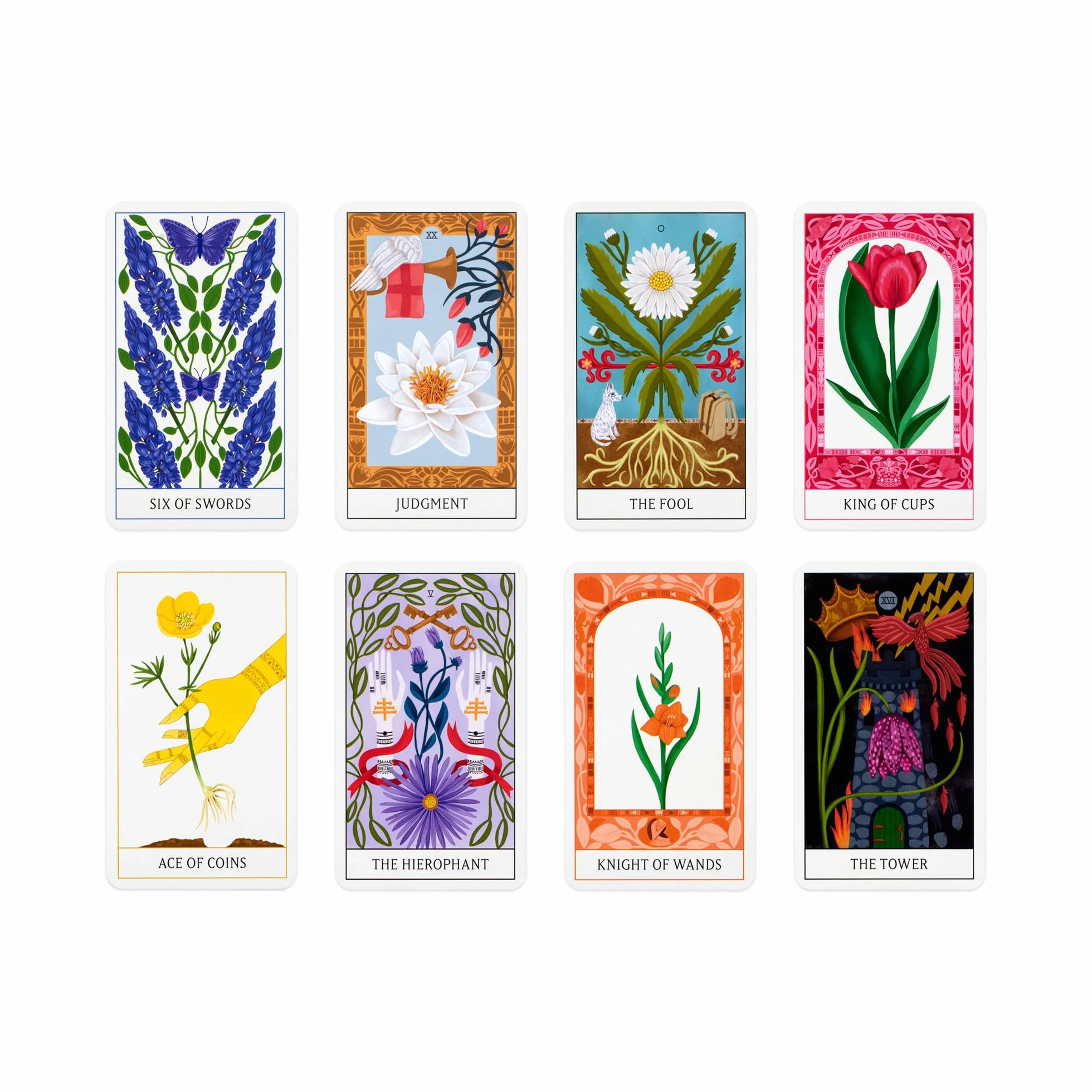 Floral Tarot: 78-Card Deck and Guidebook