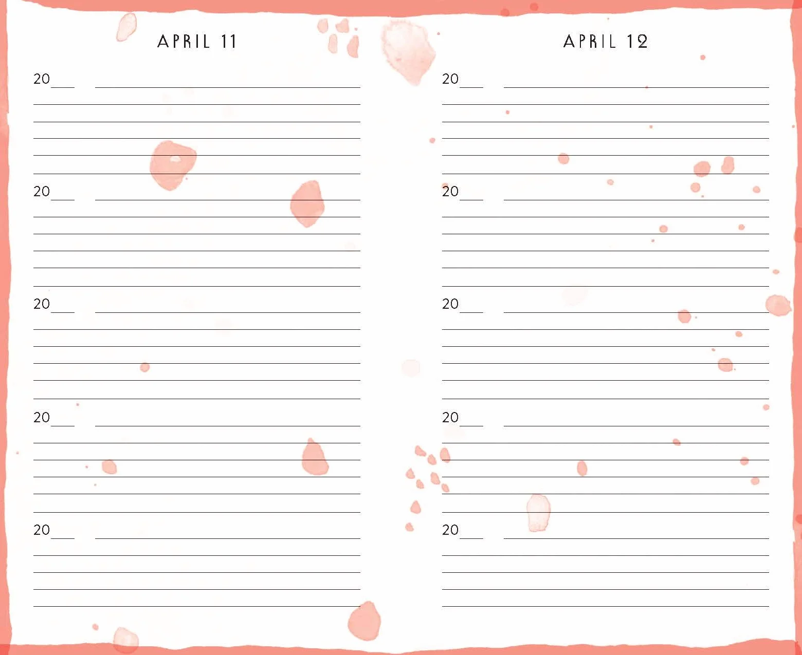 Rainbow One Line a Day: A Five-Year Memory Book