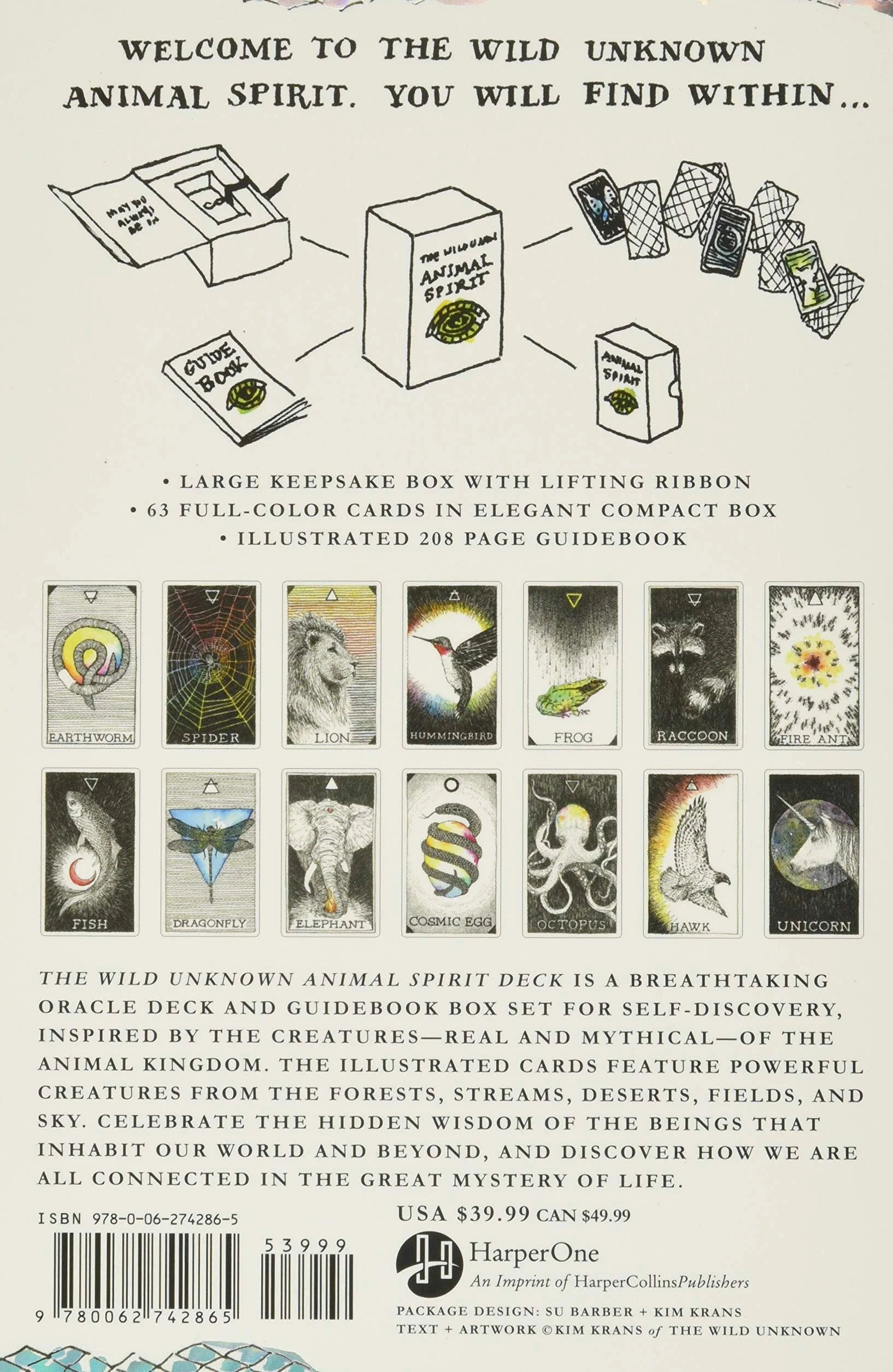 The Wild Unknown Animal Spirit Deck and Guidebook (Official Keepsake Box Set)