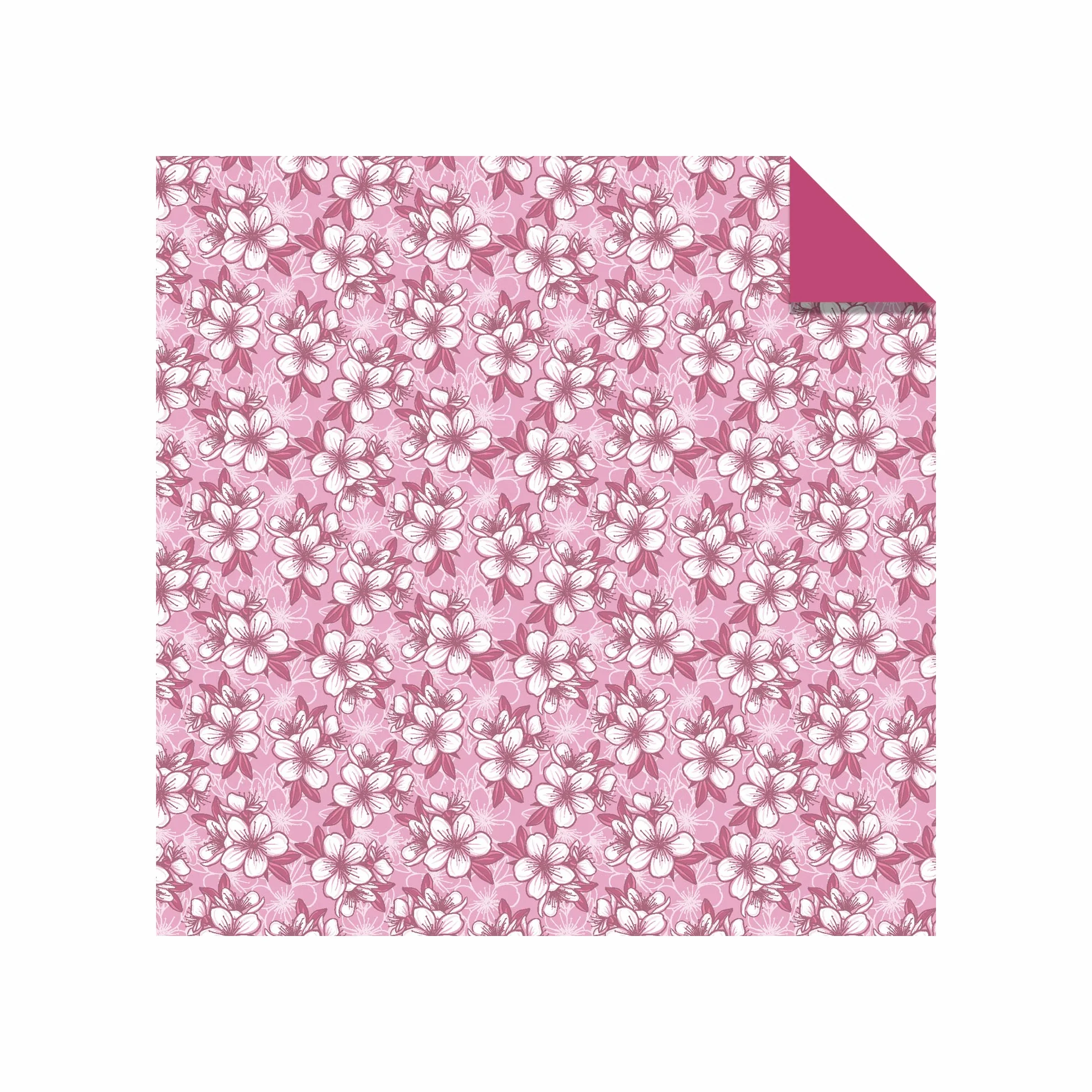Tuttle Origami Paper Cherry Blossoms 200 Sheets 6" (15 cm) 12 Colors Instructions for 8 Projects
