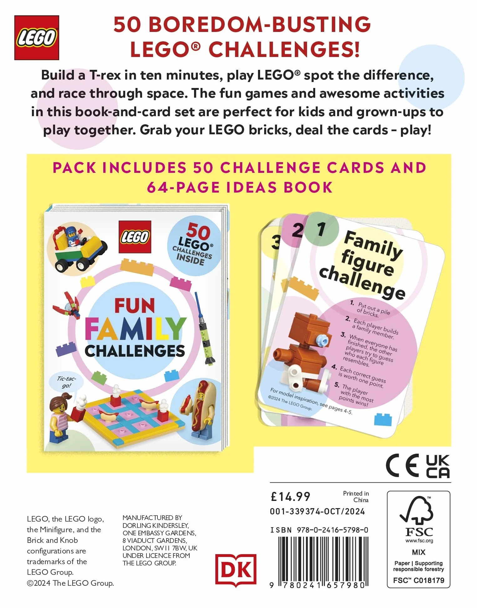 LEGO Fun Family Challenges: 50 Boredom-Busting Ideas to Build and Play