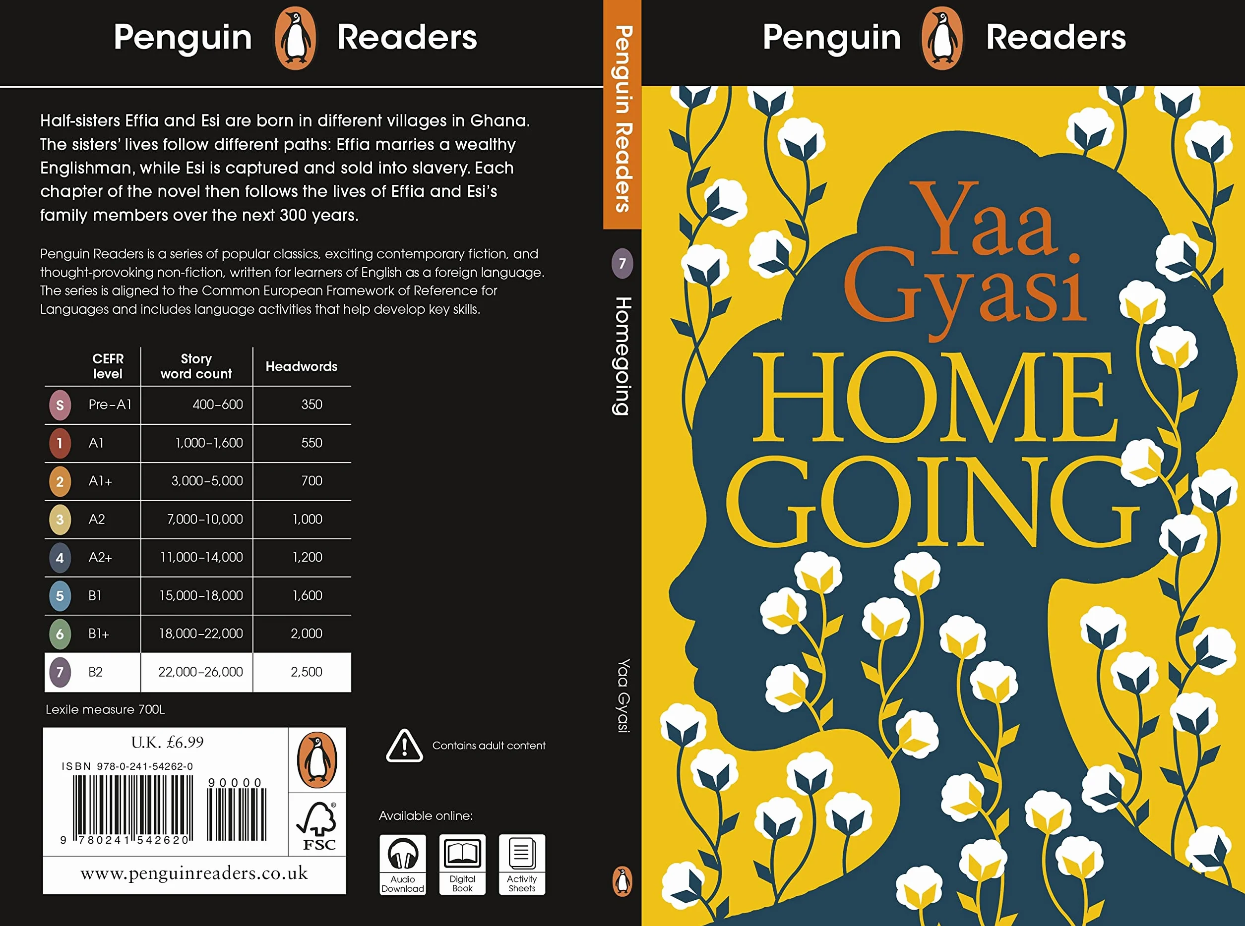 Penguin Readers Level 7 Homegoing: Abridged Edition