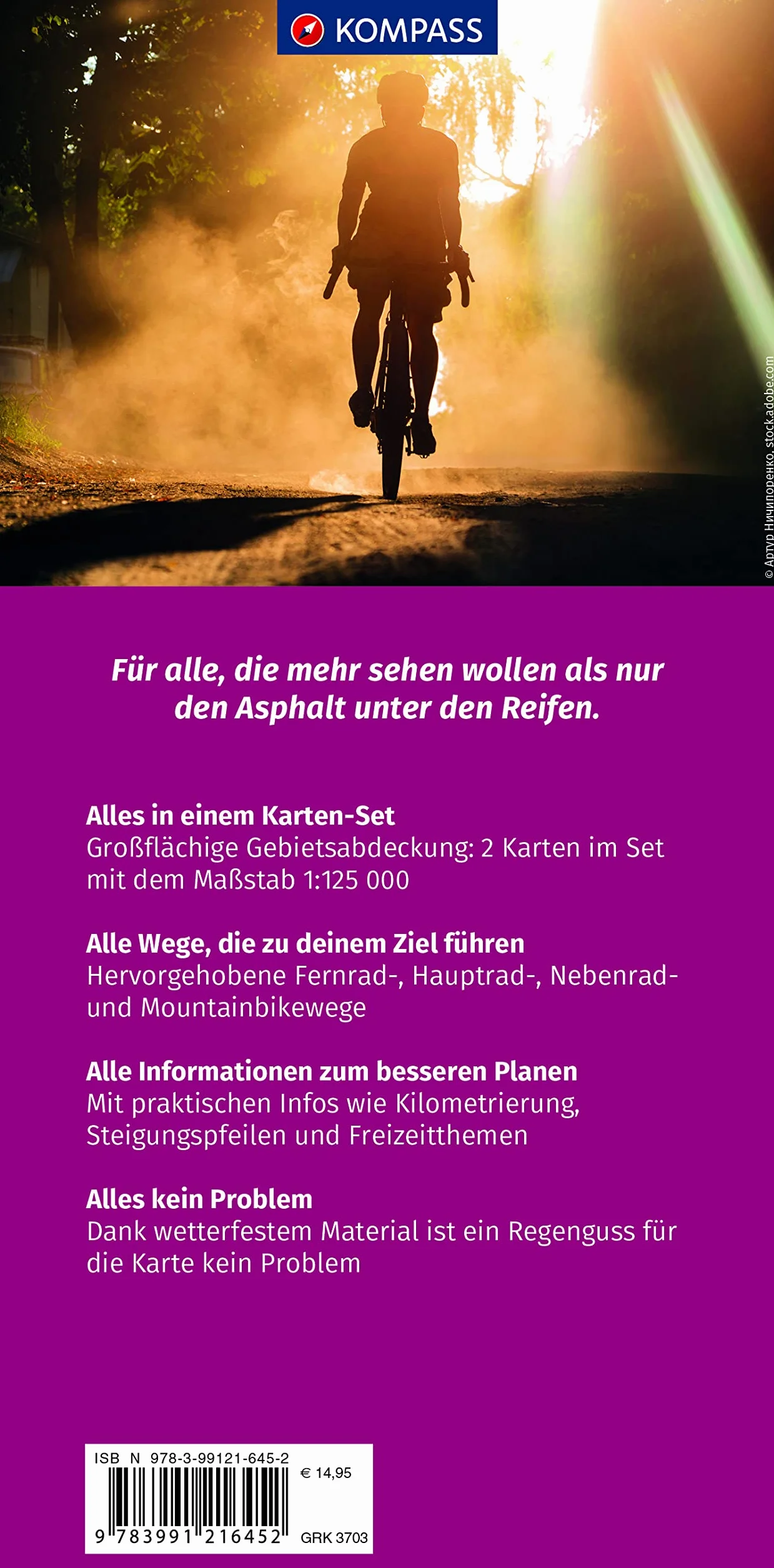 KOMPASS Großraum-Radtourenkarte 3703 Berlin-Brandenburg 1:125.000: 2 Karten im Set, reiß- und wetterfest, GPX-Daten zum Download