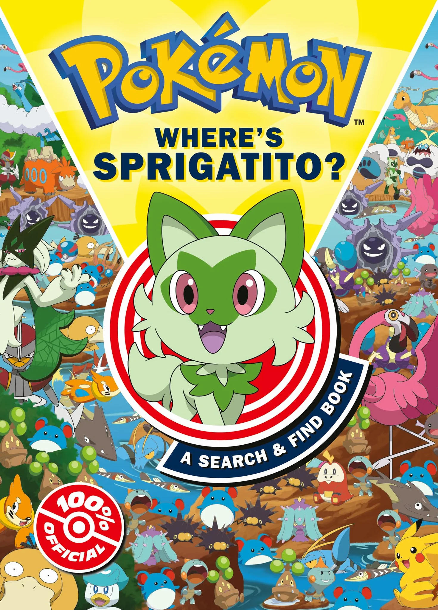 Pokémon Where’s Sprigatito: A Search & Find Book: An action-packed spotting adventure for kids aged 5, 6, 7, 8 and 9!