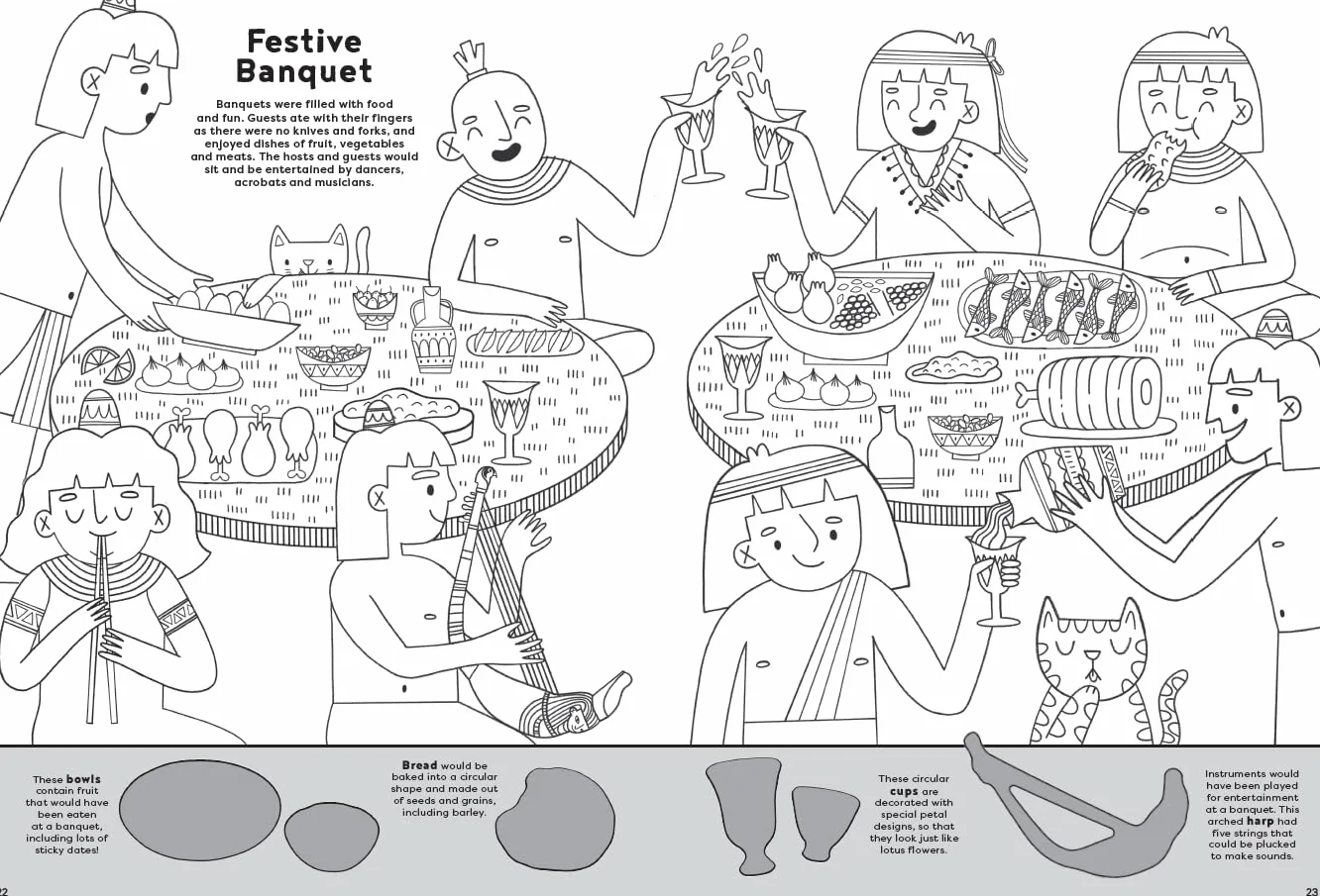 British Museum: Around the World Colouring: Ancient Egypt